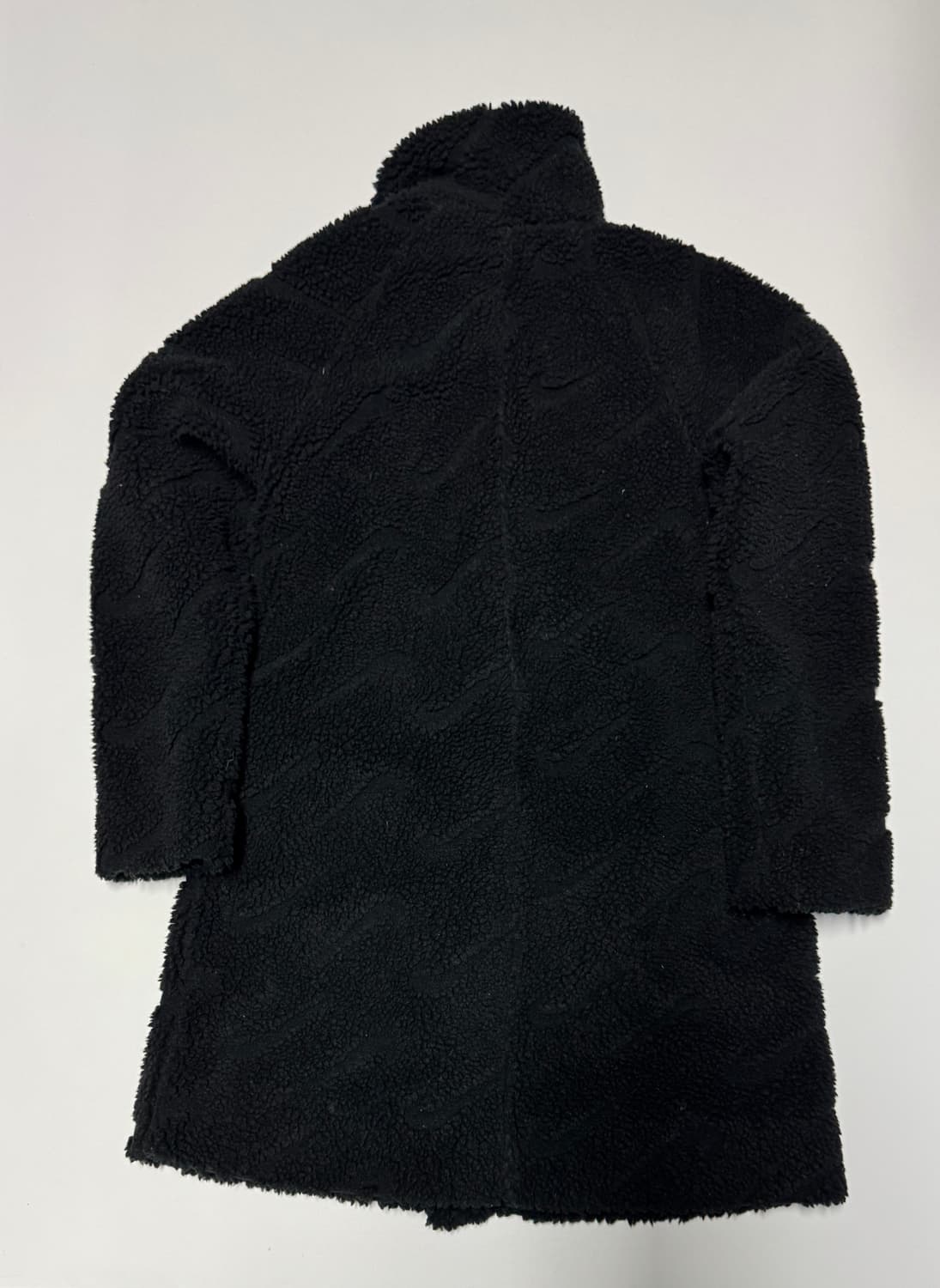 여성 나이키 21년도 쉐르파 후리스 롱 자켓 블랙 상품이미지2