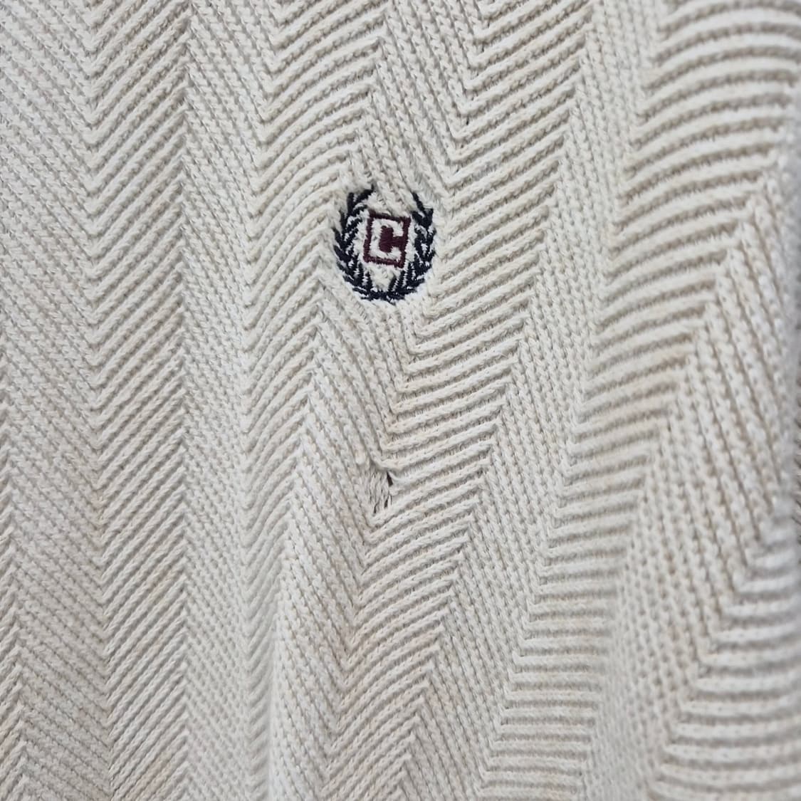 챕스 랄프 로렌 빈티지 헤링본 베이지 코튼 니트 남성 L 상품이미지3