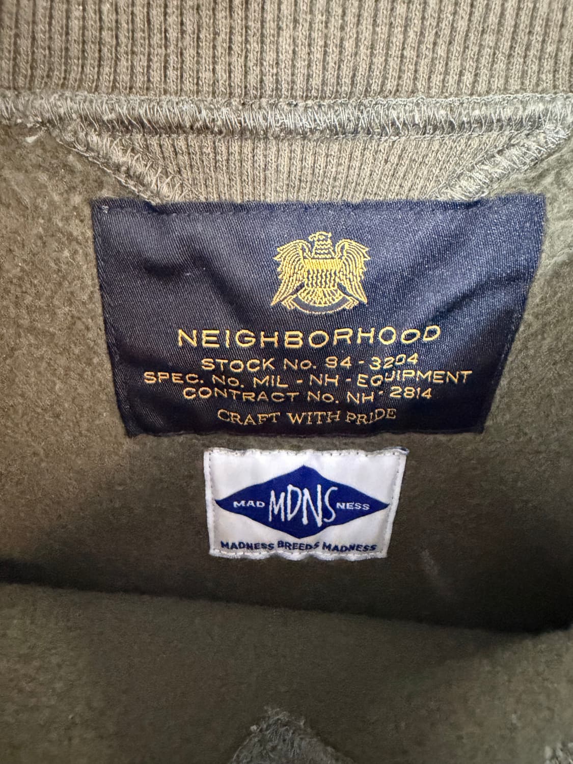 네이버후드 맨투맨 스웻셔츠 네이버후드맨투맨 상품이미지3