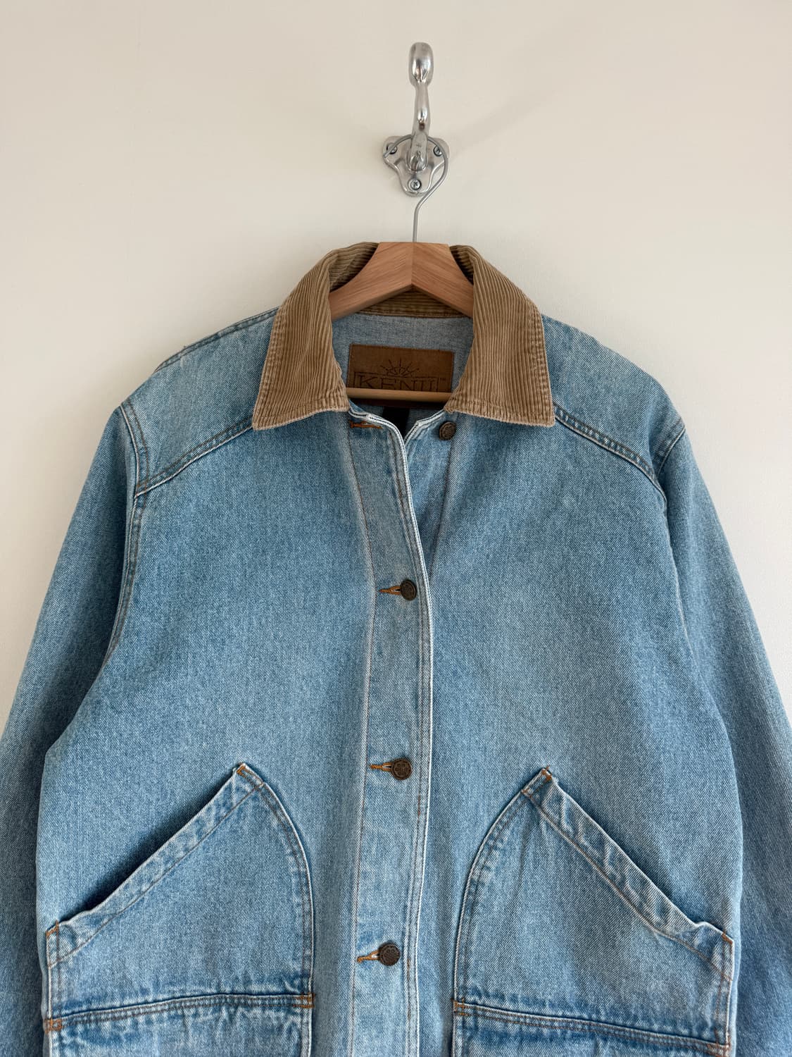 KENJI 데님 커버울 상품이미지2
