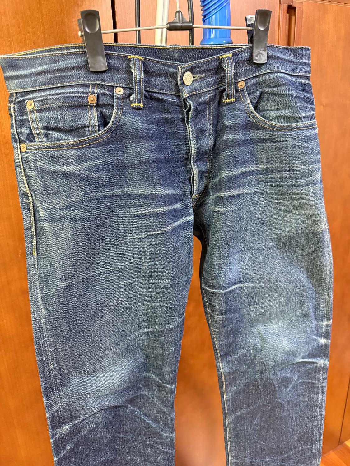 [30] rrl 켓워싱 셀비지 데님 진청 상품이미지3