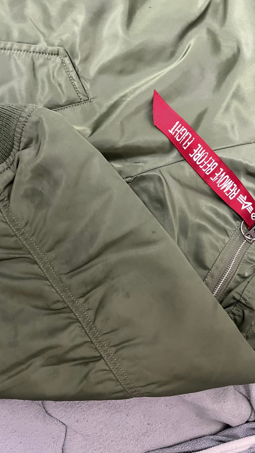 알파인더스트리 ma-1 세이지 상품이미지9