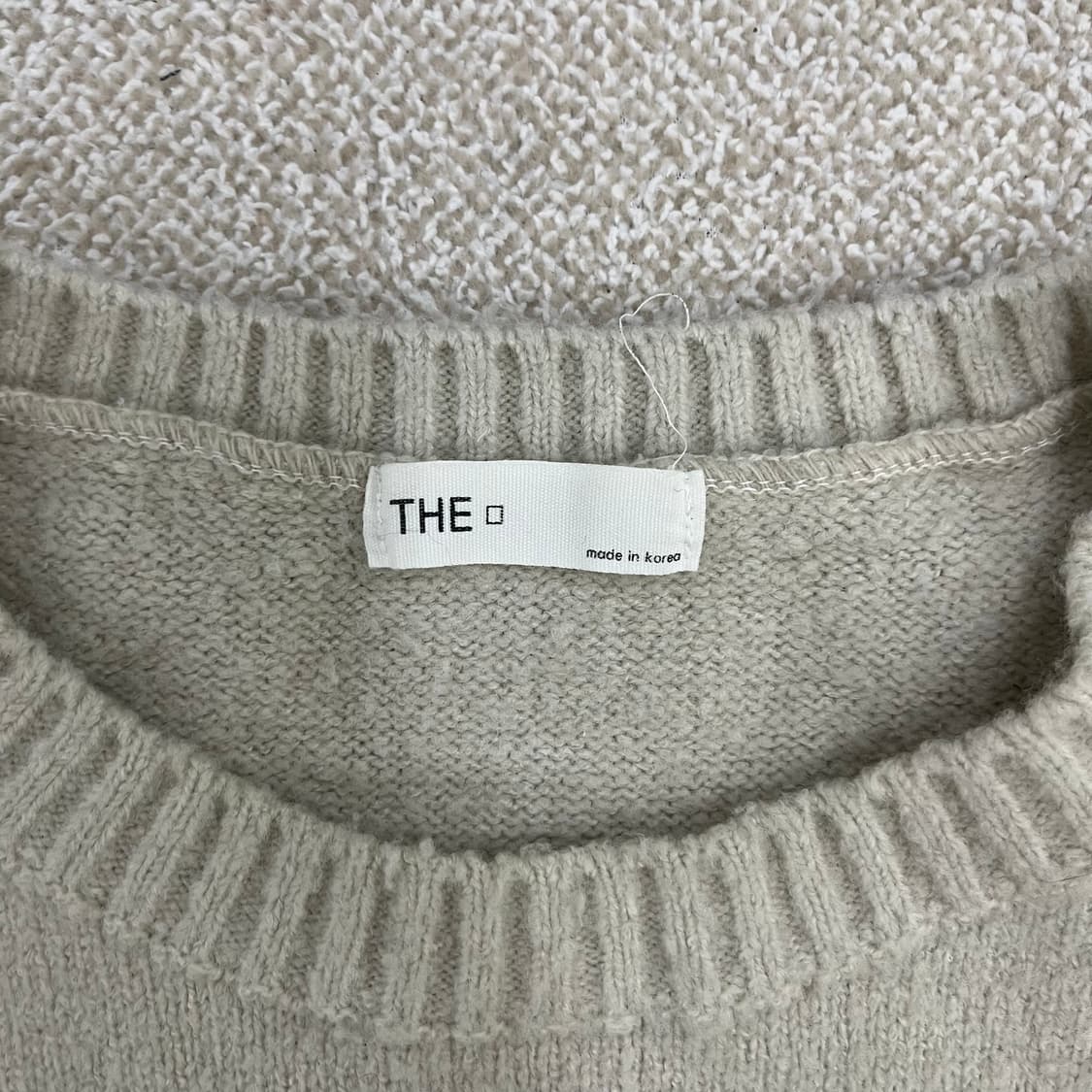 [실측확인] 빈티지 빅로고 니트 스웨트 0106M1 상품이미지2