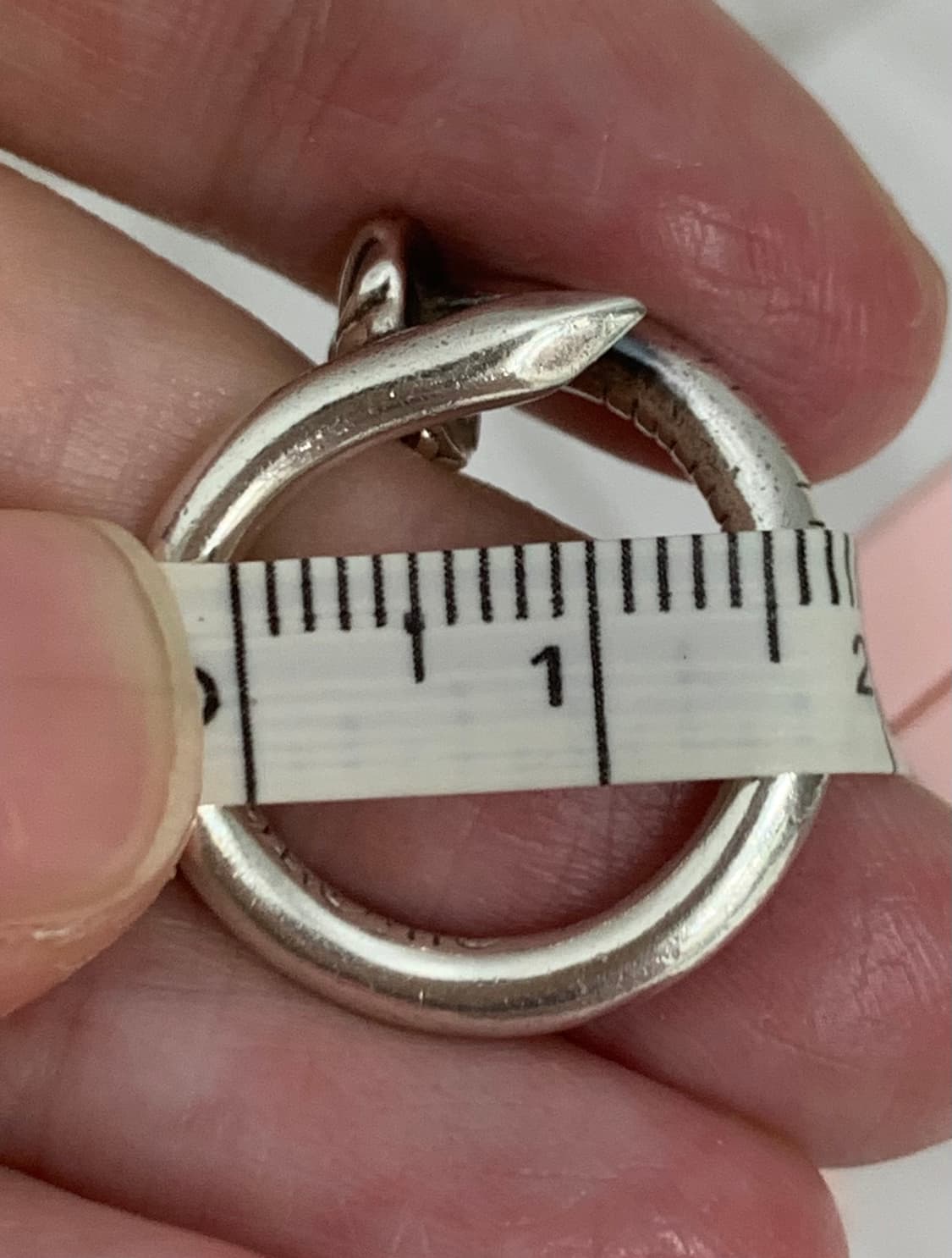 [US 4.5]크롬하츠 크로스볼 네일링 못 반지 상품이미지7