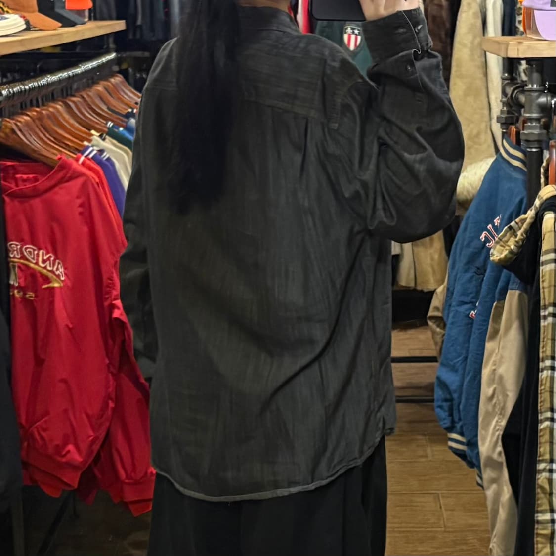 [HI] Carhartt 칼하트 투포켓 긴팔셔츠 생지데님 상품이미지5