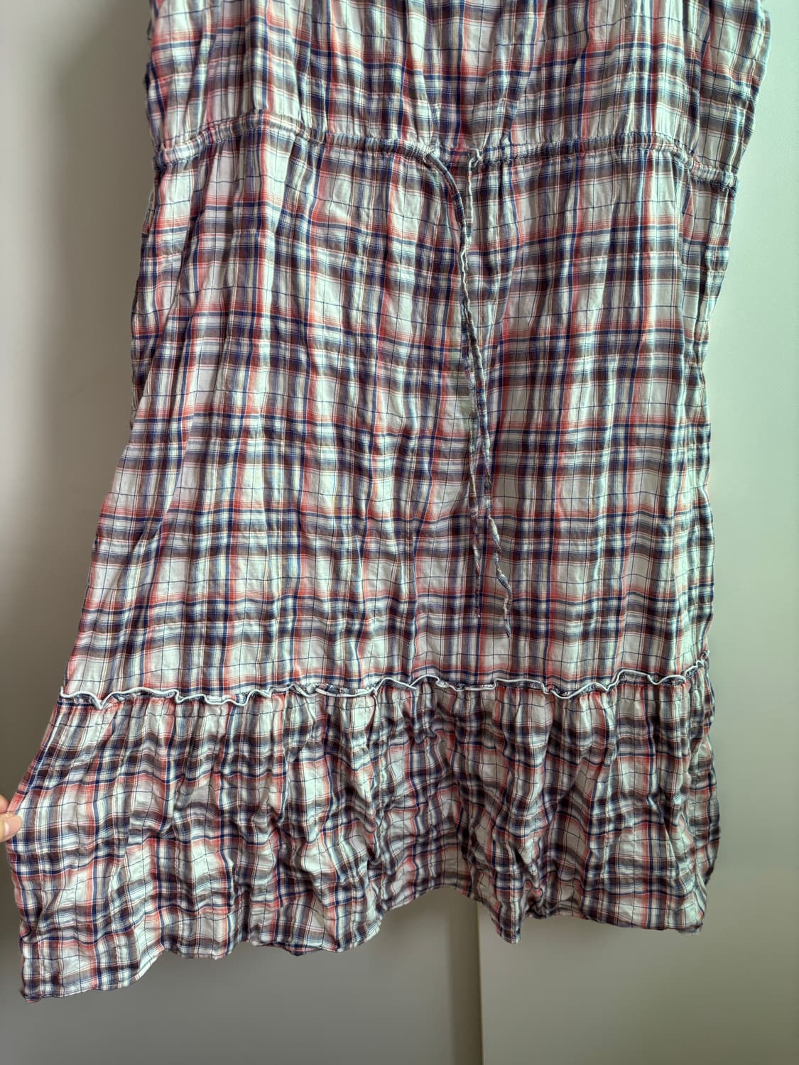 빈티지 체크 원피스 상품이미지3