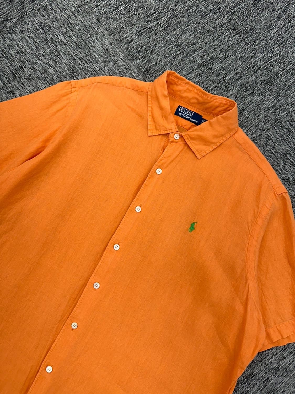 (2XL)폴로 린넨 반팔셔츠-M497 상품이미지2