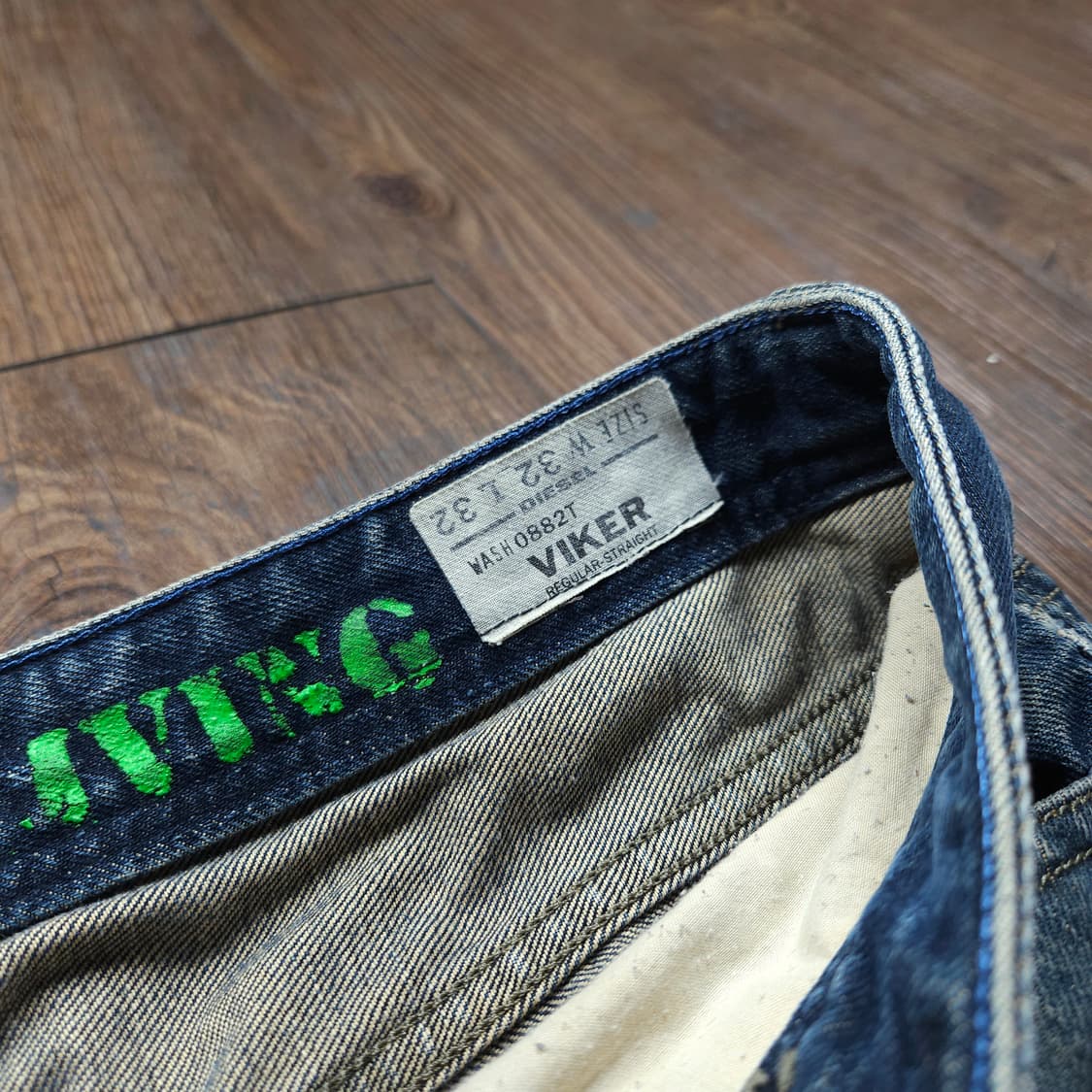 디젤 아카이브 0882T 워싱 바이커 데님 팬츠 상품이미지7