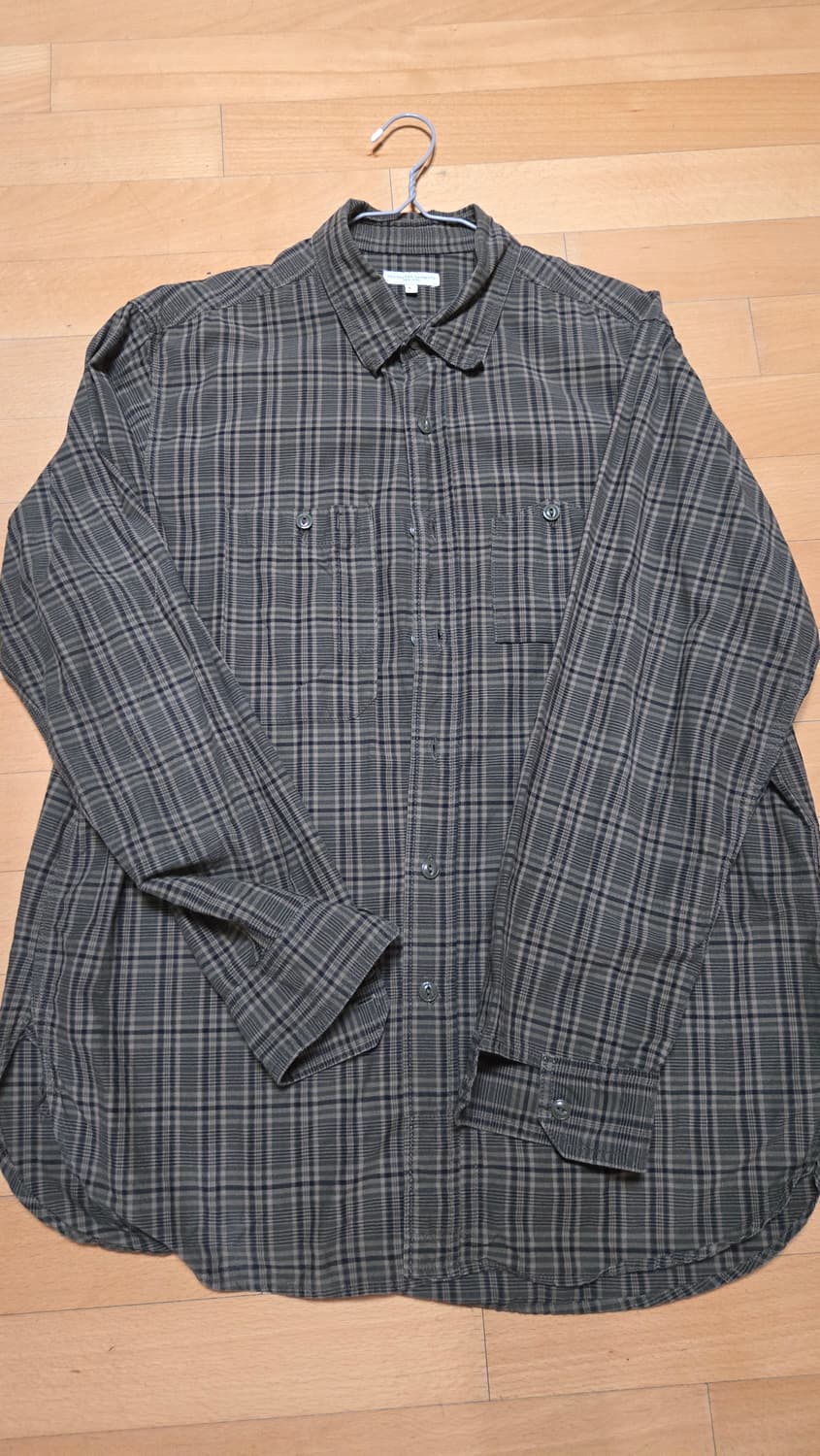 엔지니어드가먼츠 마드라스 체크 워크셔츠 L 상품이미지1
