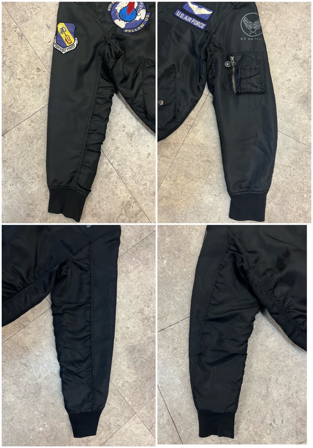 아스페시 ma1 항공점퍼 블랙 L #csz2481 상품이미지10