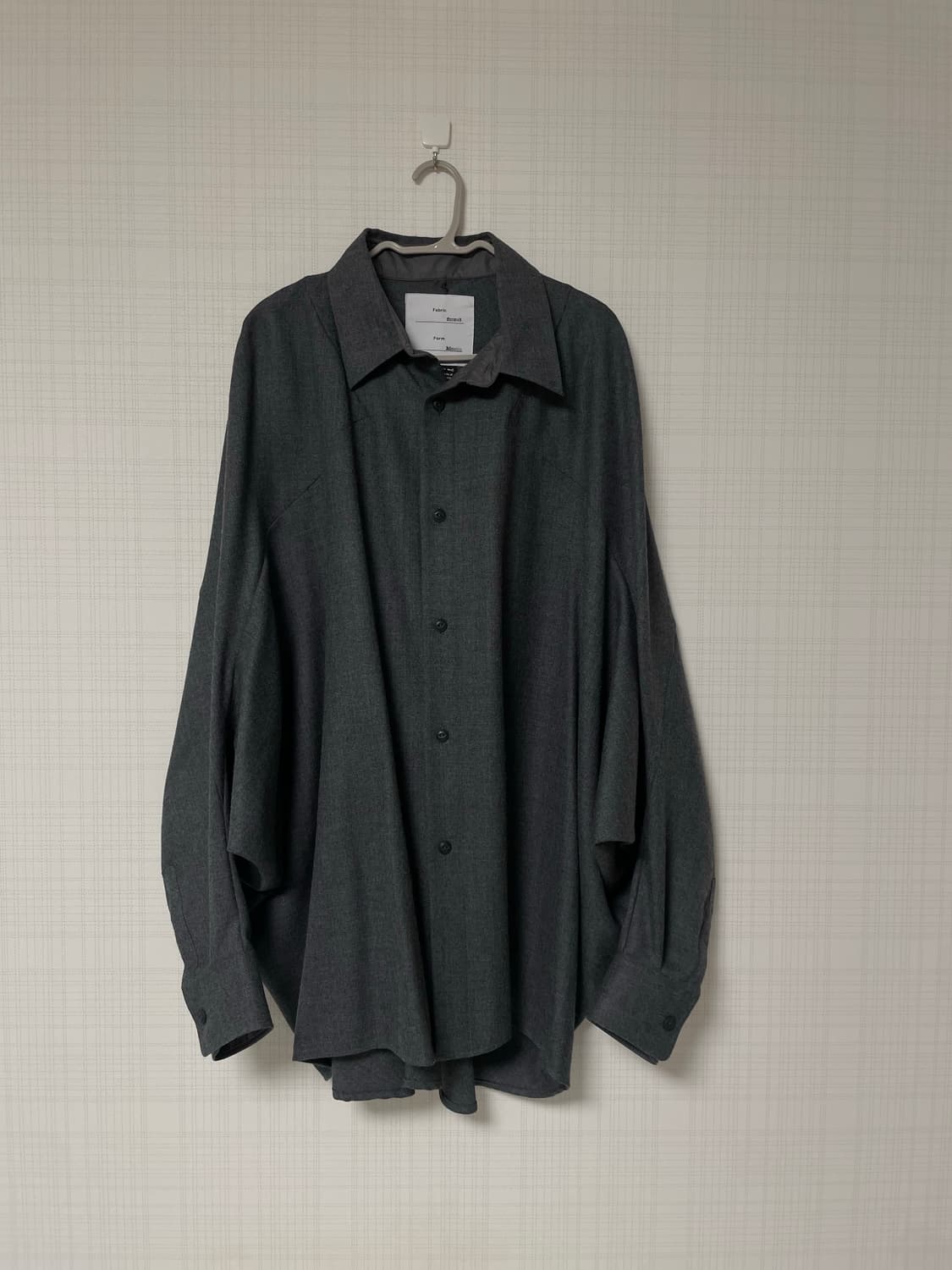 후미토 간류 키네틱 울 셔츠 상품이미지1