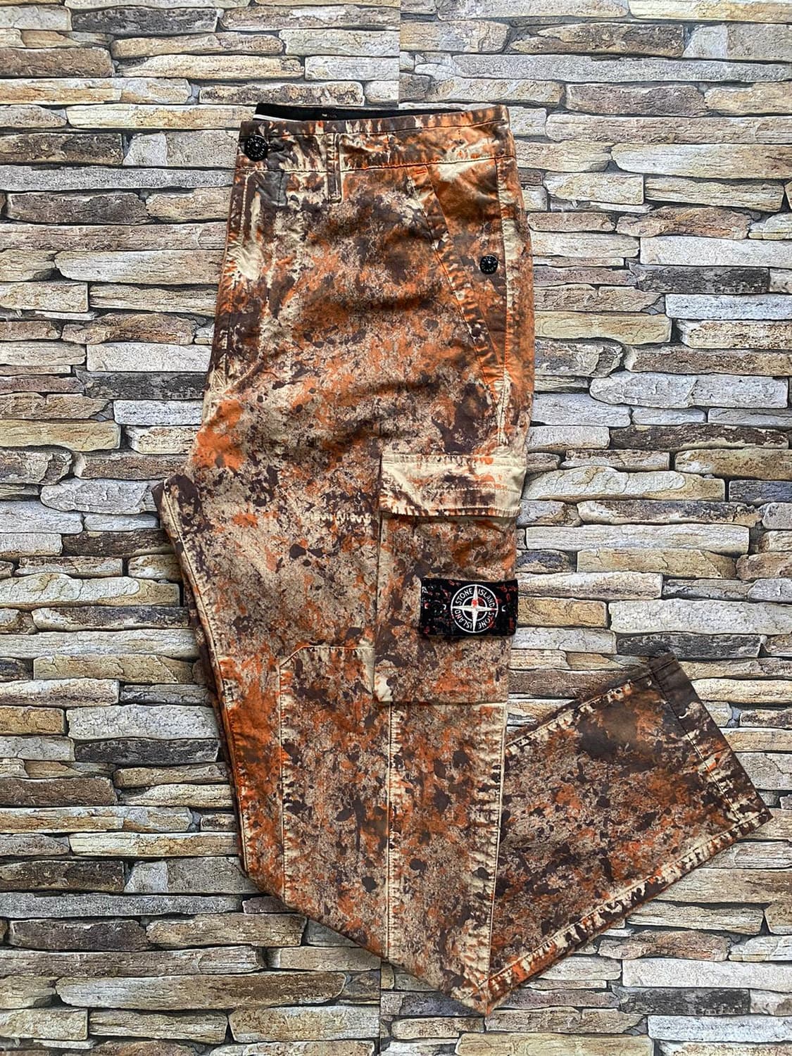 스톤아일랜드 페인트볼 카모 코튼 코듀라 팬츠 (새 상품) 상품이미지7