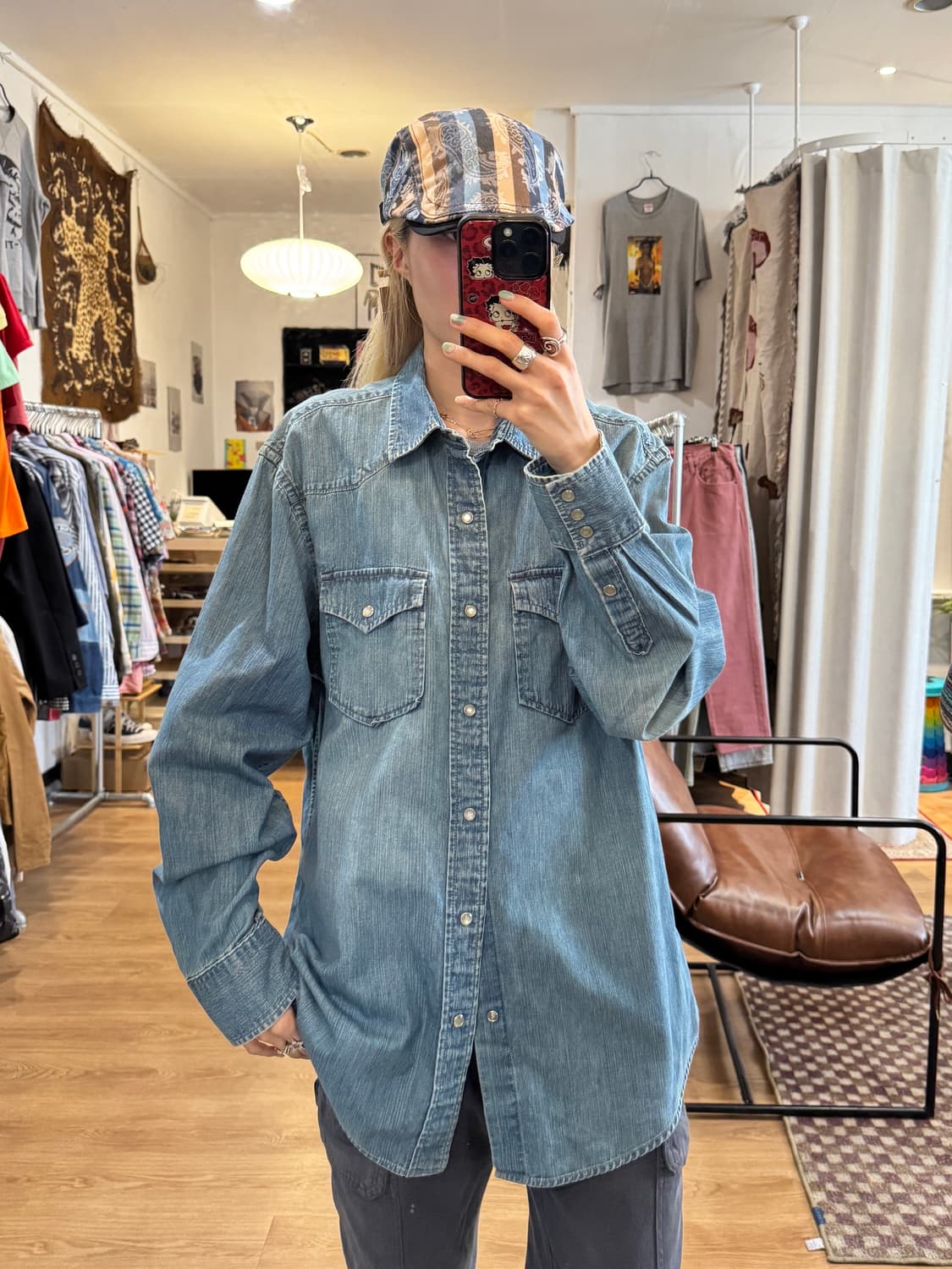 GAP 갭 웨스턴 데님 셔츠 상품이미지2