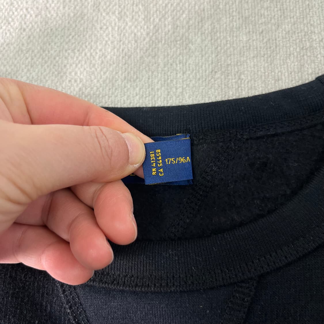 100 폴로랄프로렌 스몰포니 블랙 맨투맨 상품이미지4