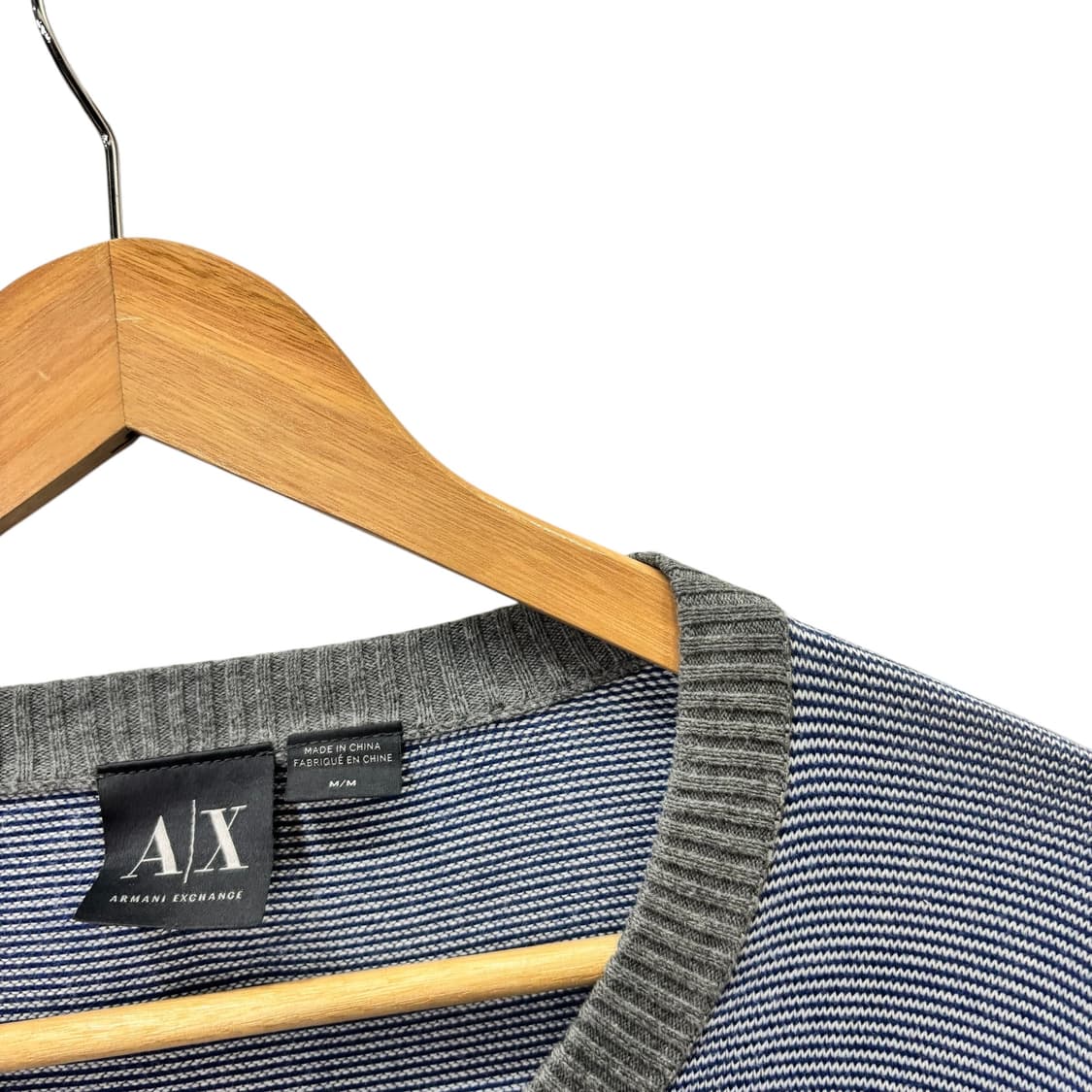 아르마니 익스체인지 헨리넥 니트 상품이미지3