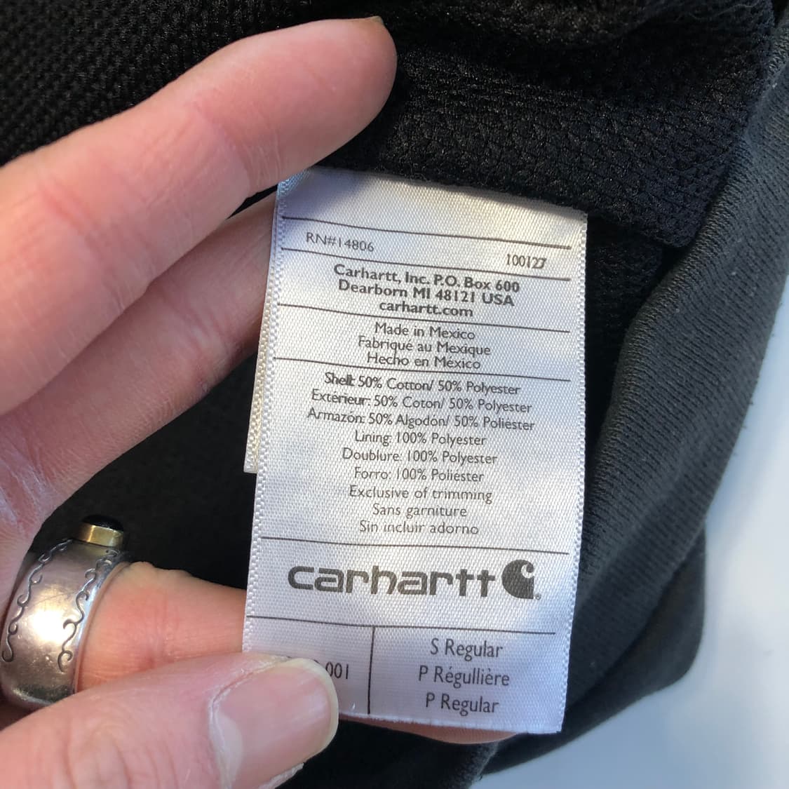 칼하트 레인디펜더 후드집업 상품이미지6