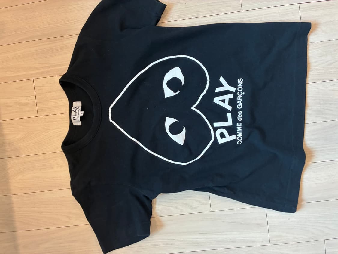 꼼데가르송 플레이 셔츠 여자 라지 상품이미지1