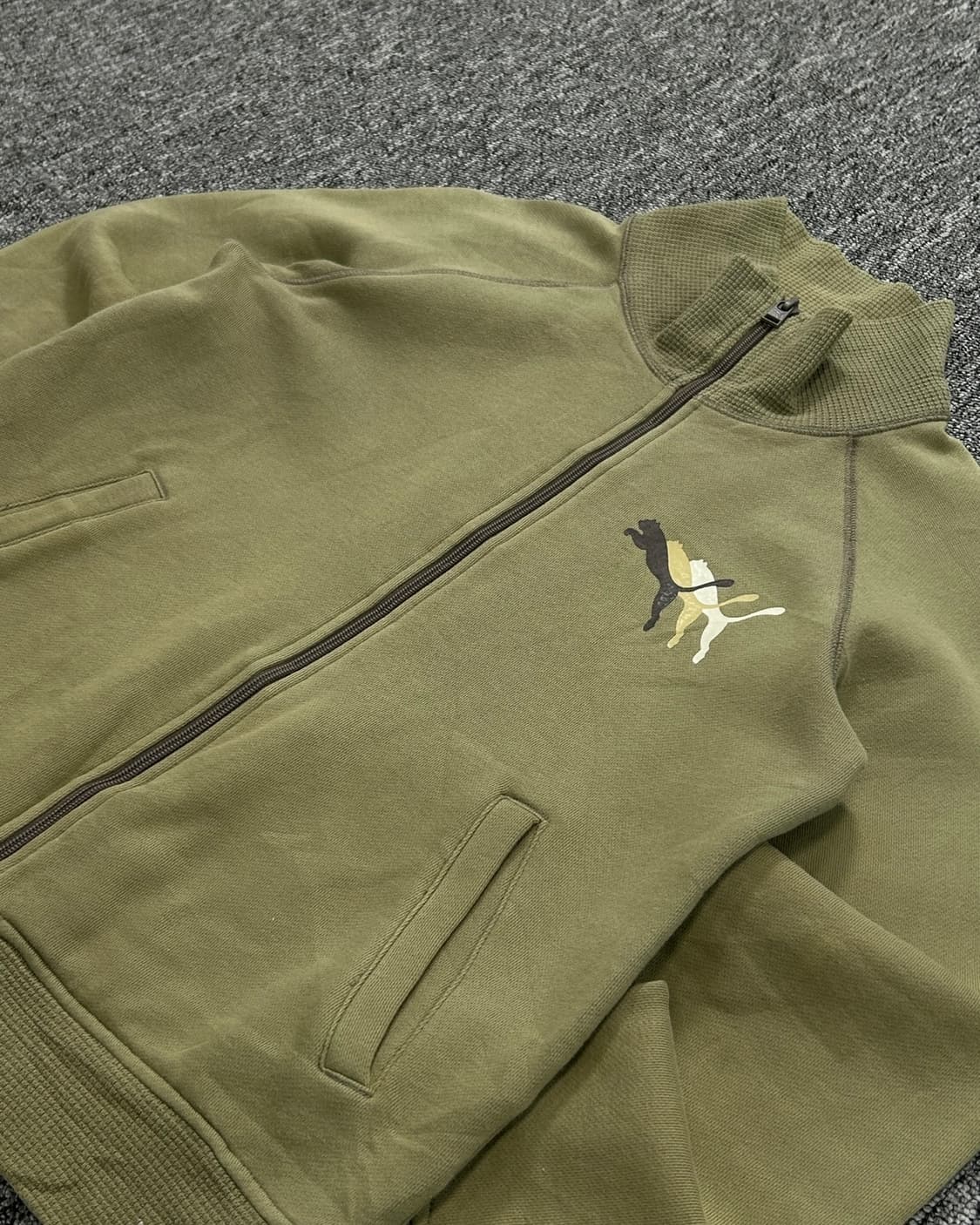 퓨마 빈티지 소매 로고 집업  상품이미지2