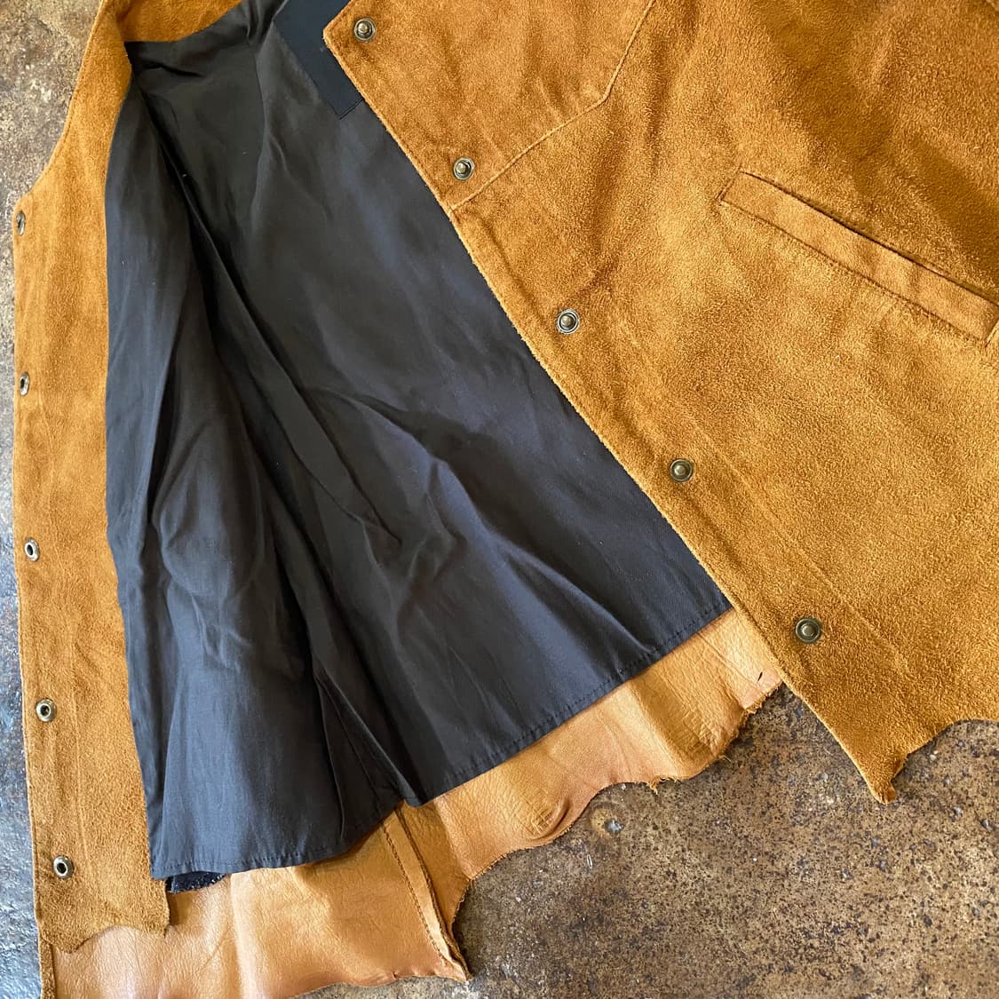 (00) 언유즈드 스웨이드 가죽 자켓 상품이미지6