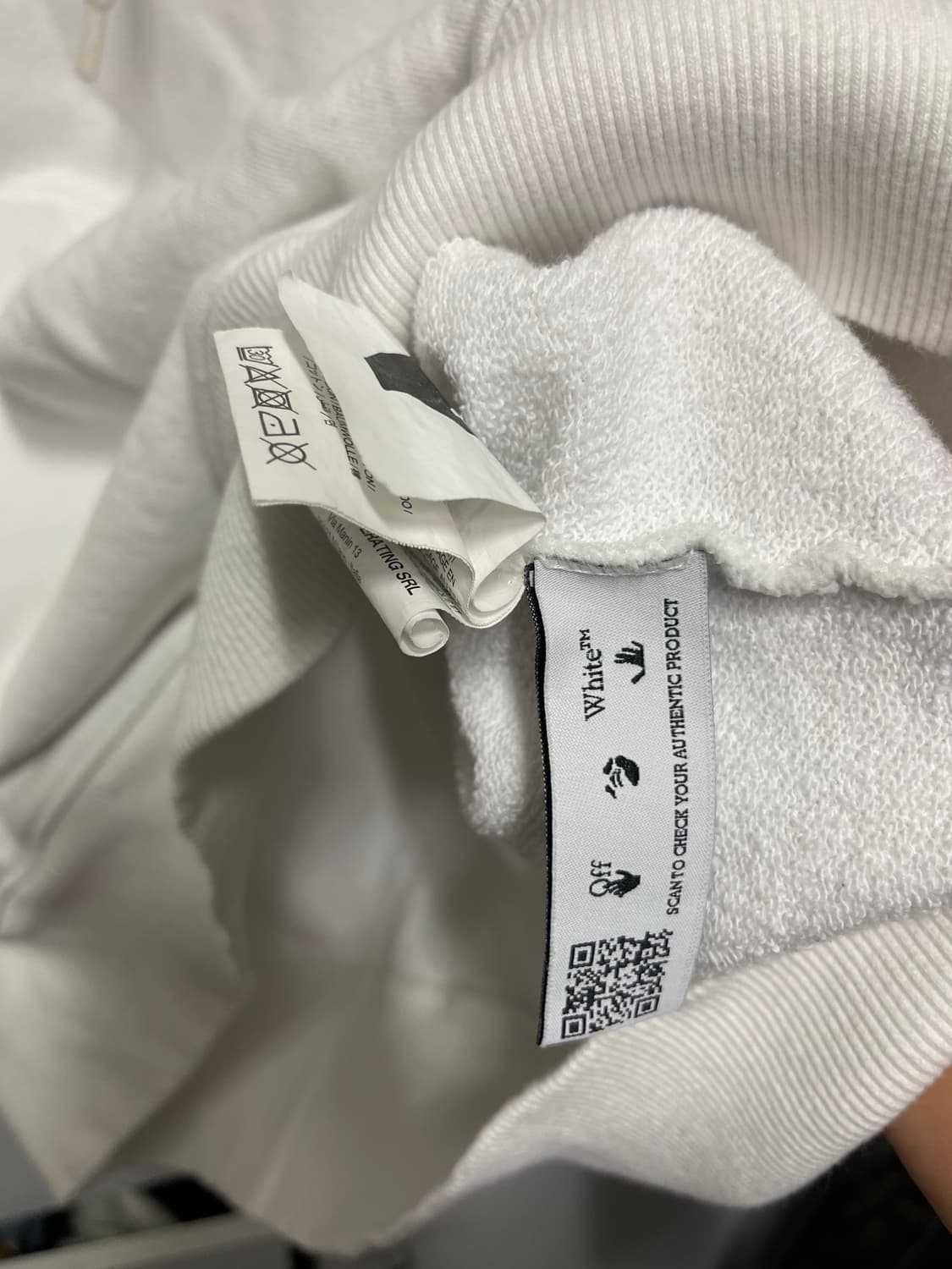 오프화이트 마커 애로우 후드티 XL 상품이미지5