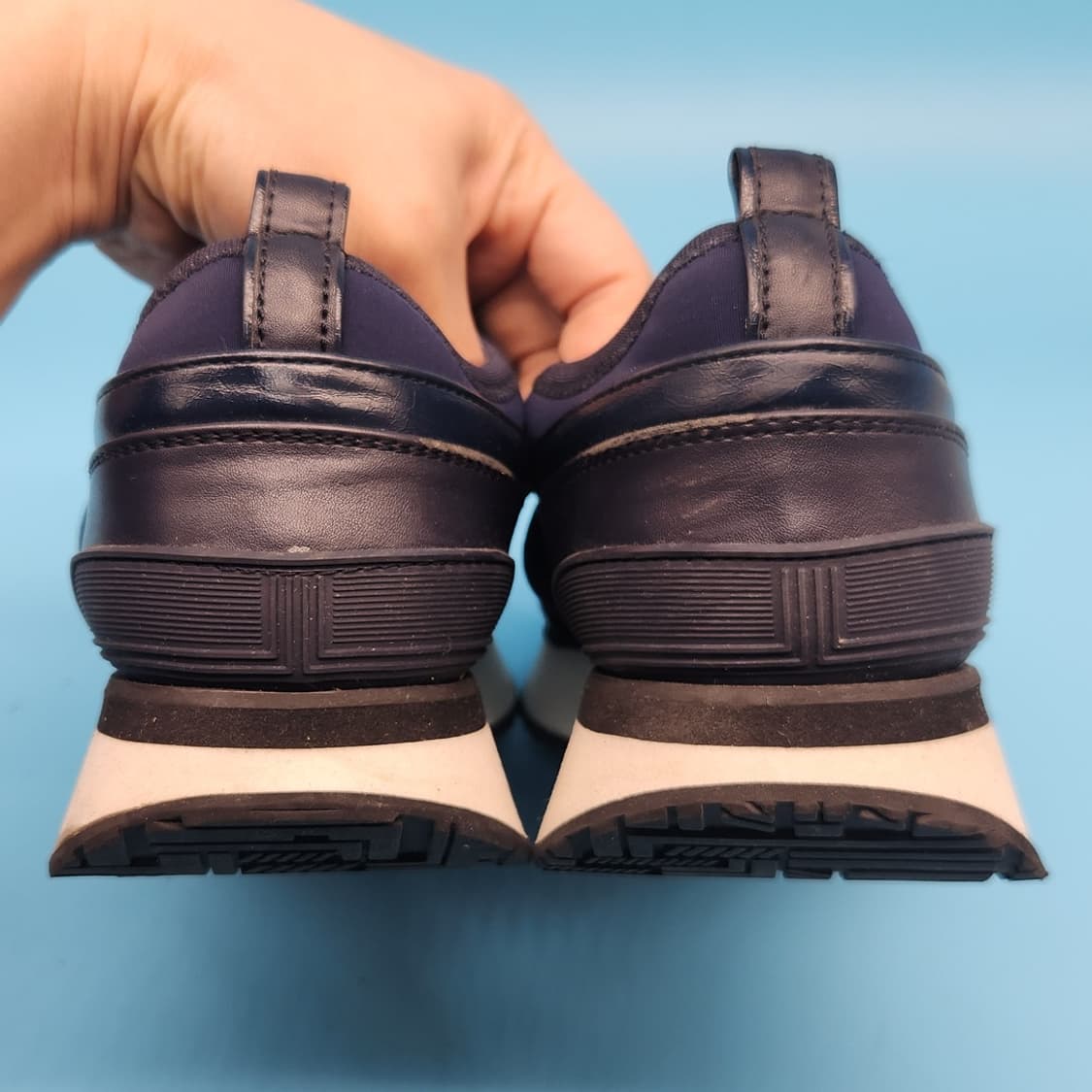 oo 랑방 네이비 슬립온 250 굽6 상품이미지4