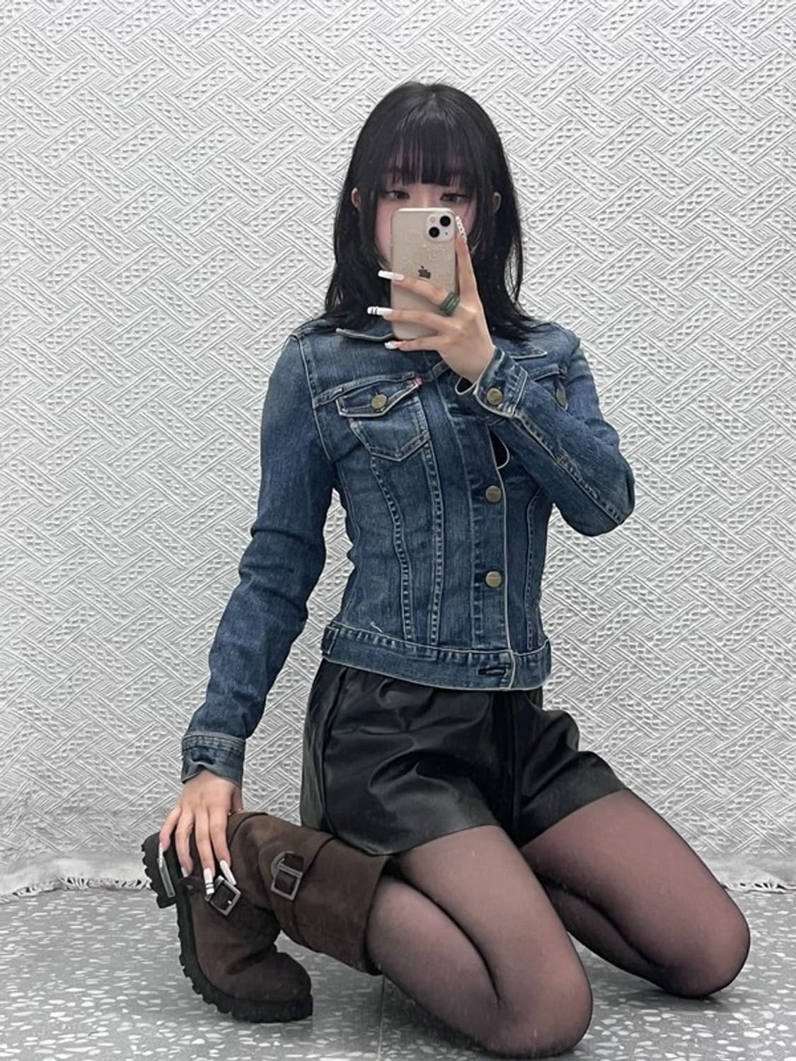 리바이스 레드탭 올드스쿨 Y2K 대장급 딱붙핏 데님자켓 M C10814 상품이미지1