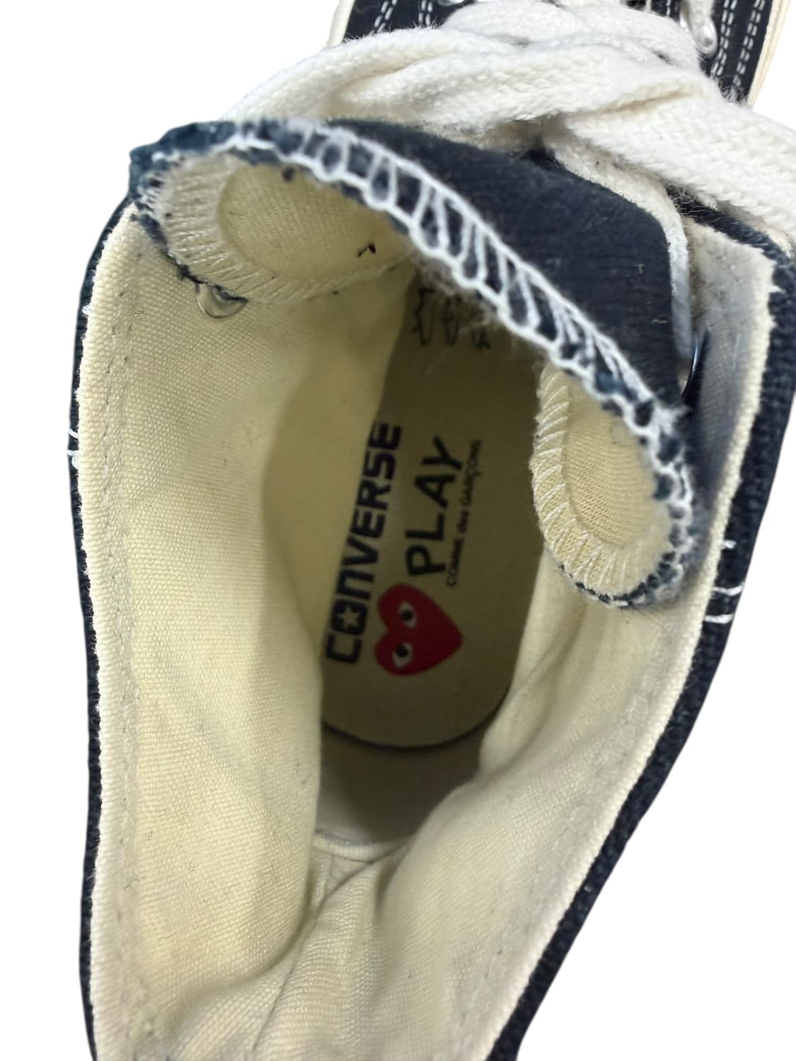 컨버스 척 꼼데가르송 하이 스니커즈 상품이미지7