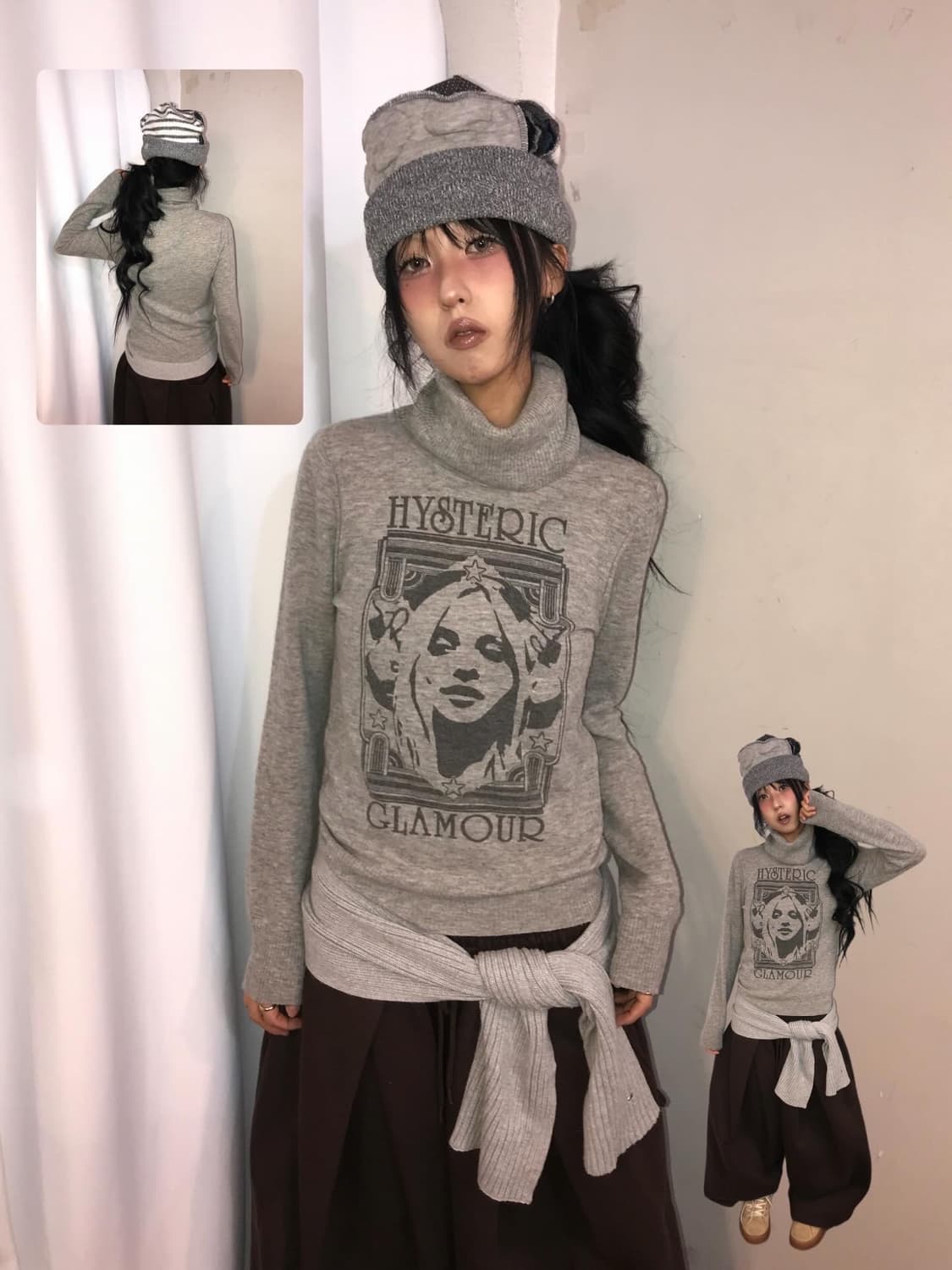 Hysteric Glamour His Girl High Neck Kn 상품이미지1