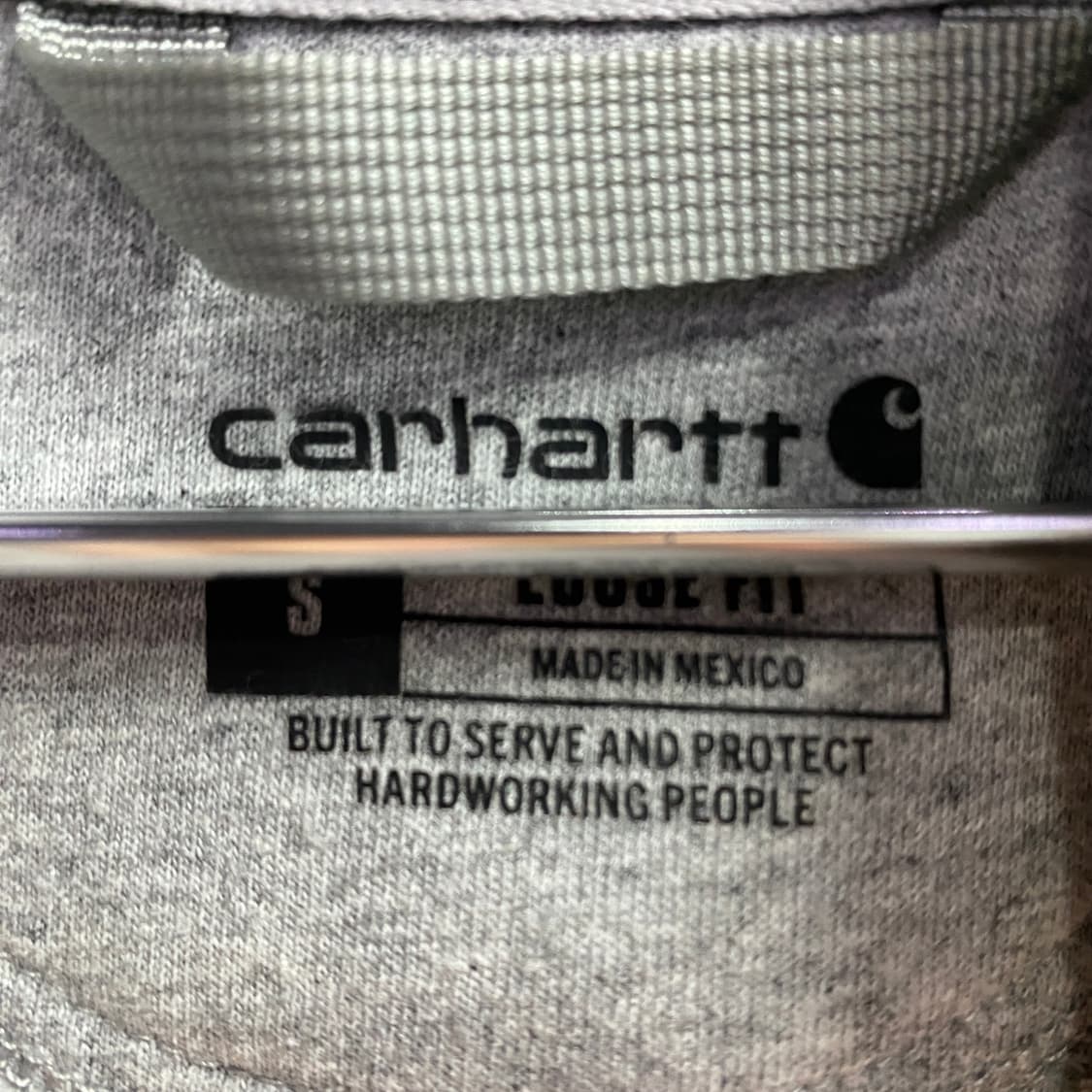 칼하트 미드웨이트 그레이 후드집업 B3629 상품이미지4