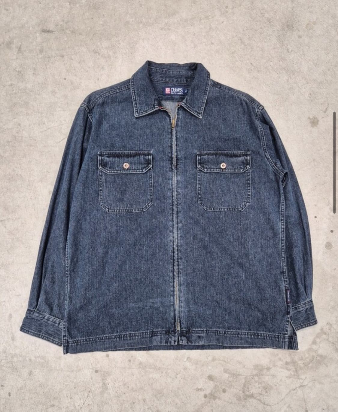 챕스 랄프로렌 집업 데님셔츠 상품이미지2