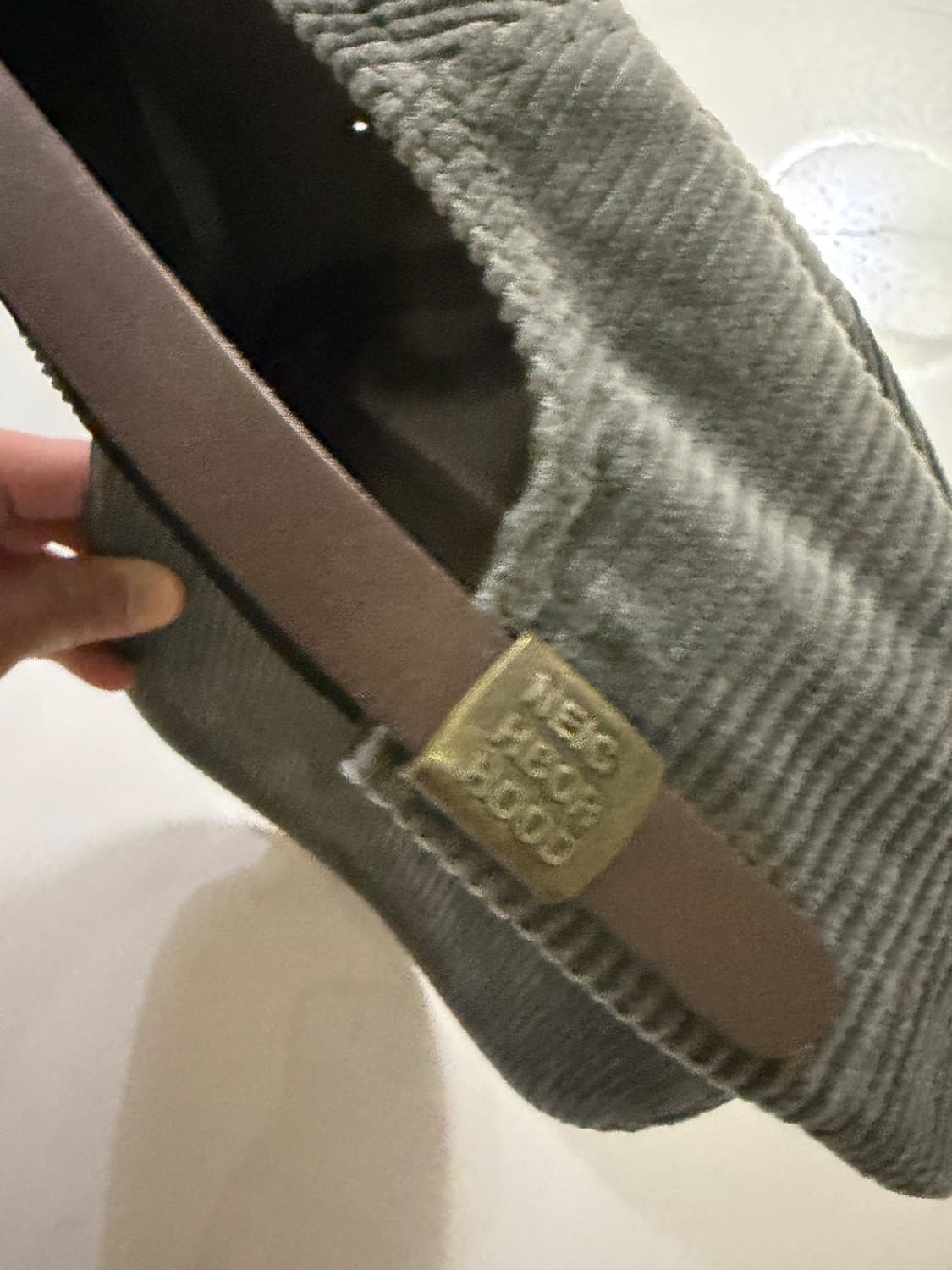 네이버후드 코듀로이 패치 캡 상품이미지5