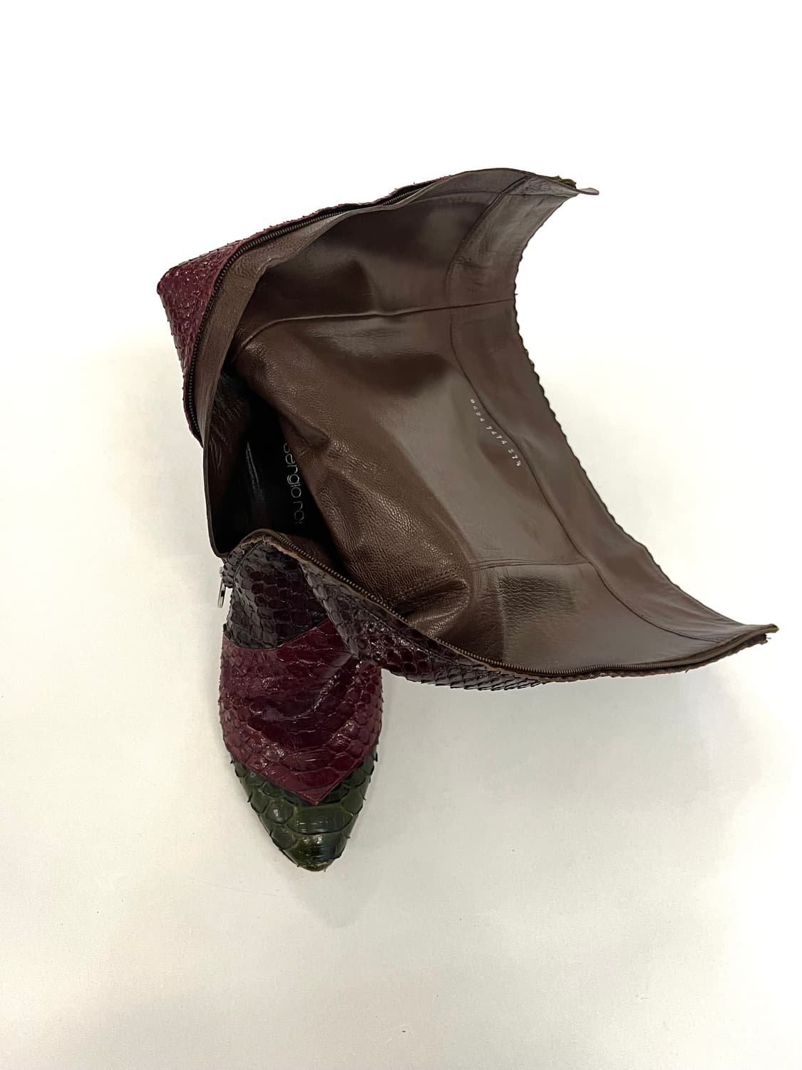 세르지오 로시 파이톤 롱부츠 상품이미지7