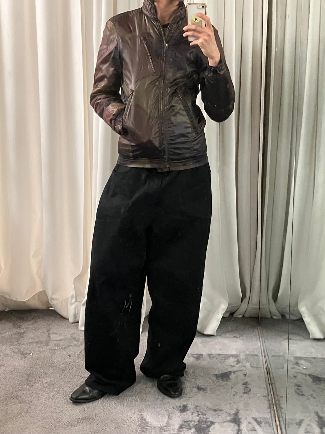 디젤 카모플라쥬 밀리터리 경량 패딩 자켓 S 상품이미지9