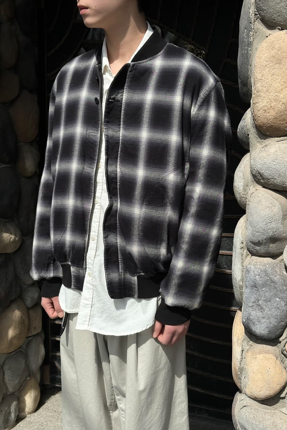 (2) 이얼즈어고 옴브레 Ma-1 리버서블 자켓 상품이미지3