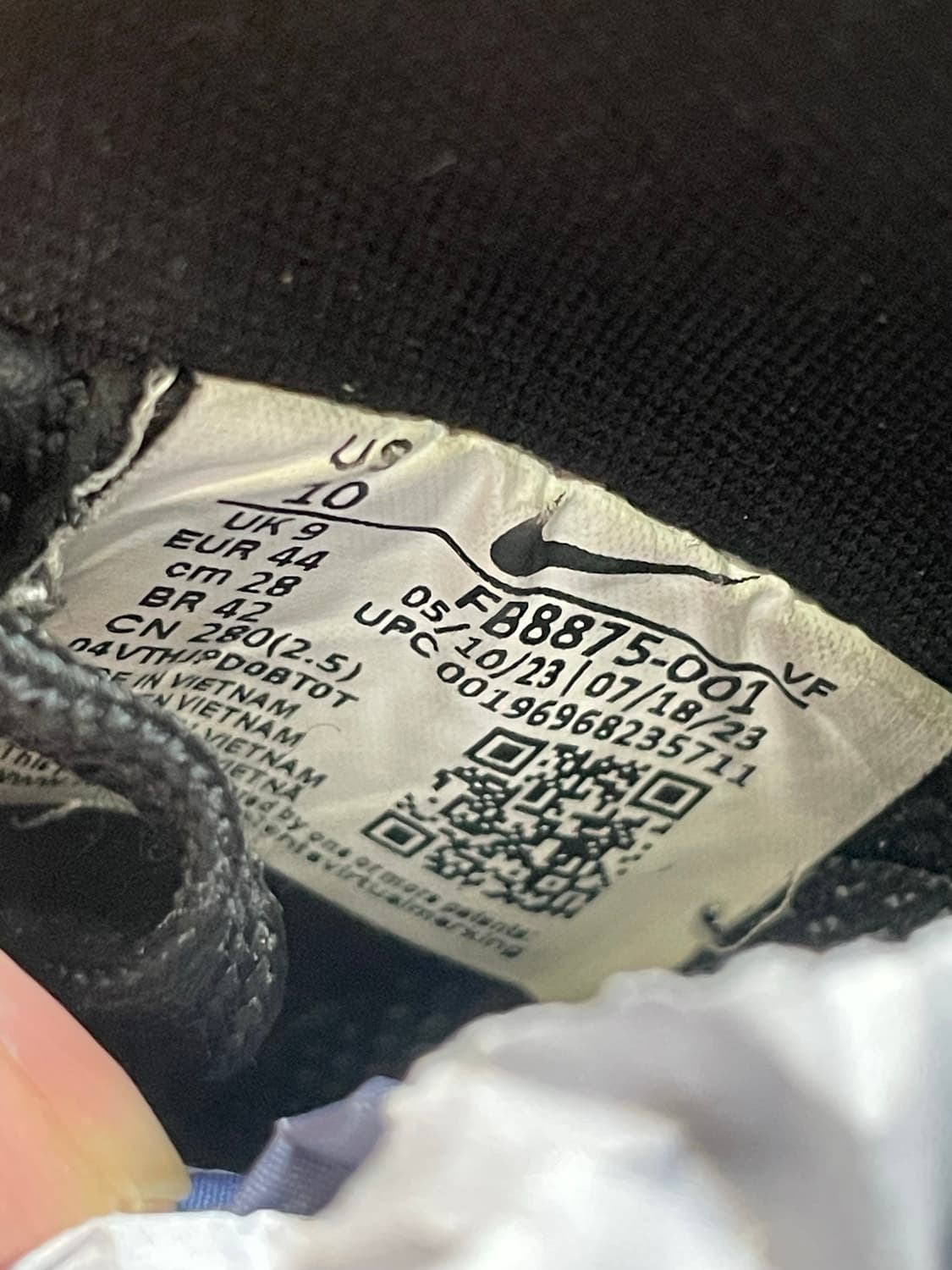 나이키 에어포스 1 ‘07 워터프루프 블랙 280 상품이미지8