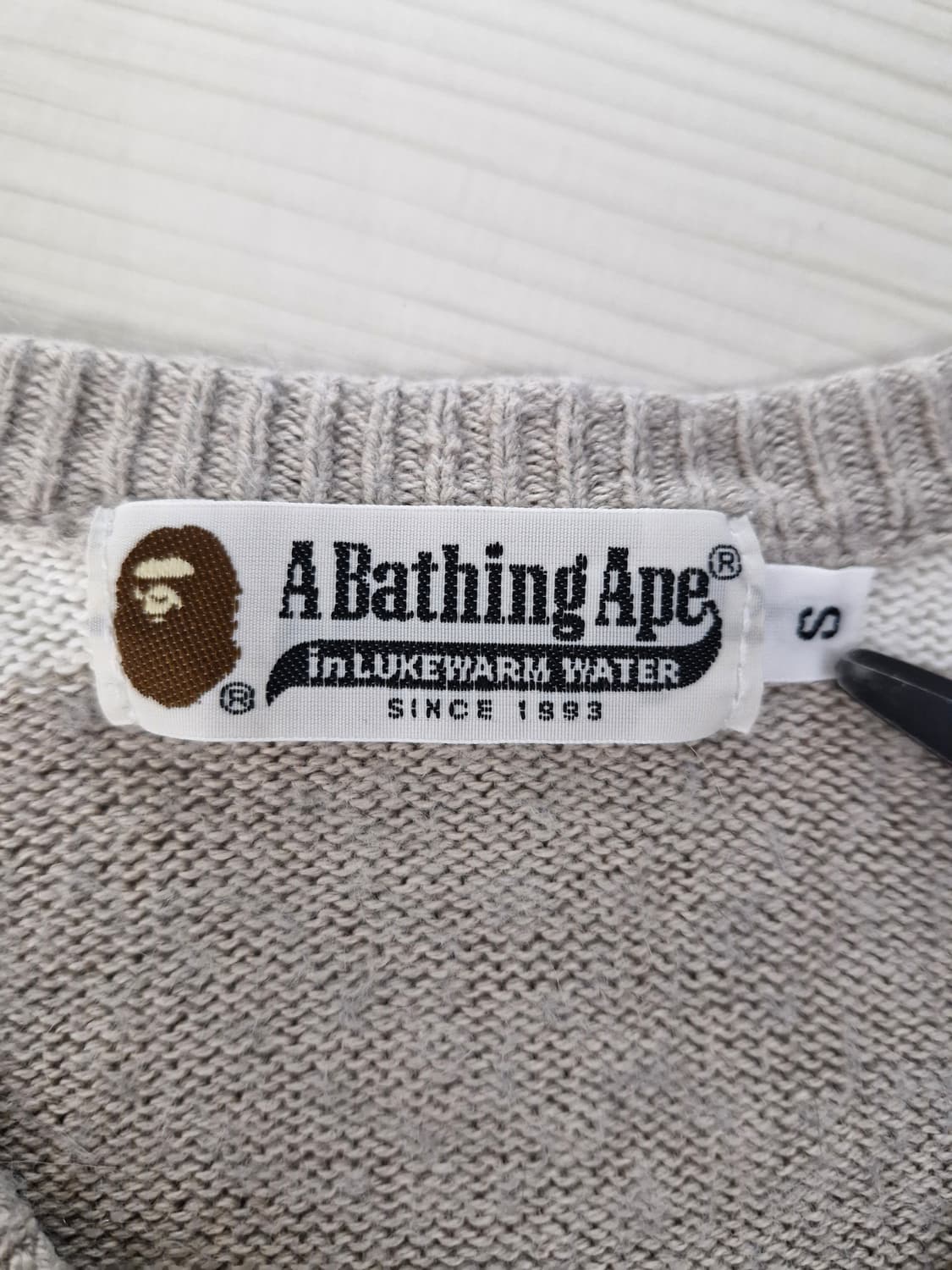 A Bathing Ape 베이프 코튼 브이넥 니트(S) 상품이미지5