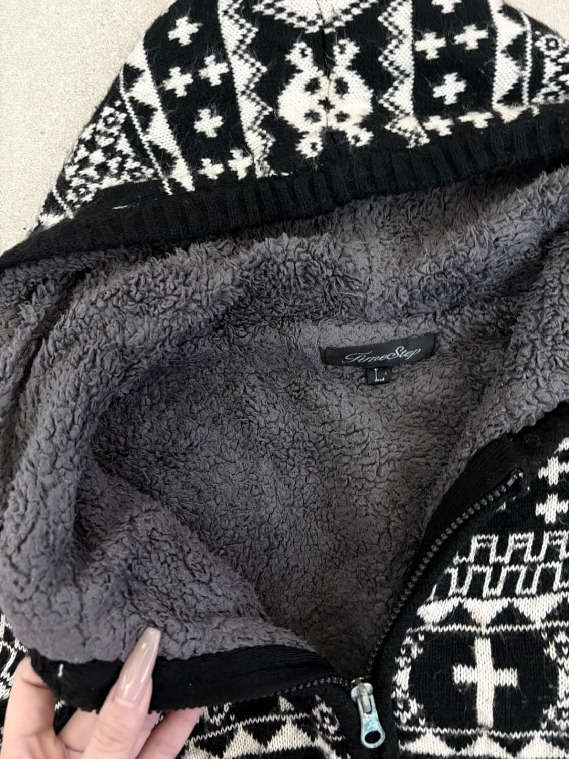 해골 노르딕 후드집업 상품이미지5