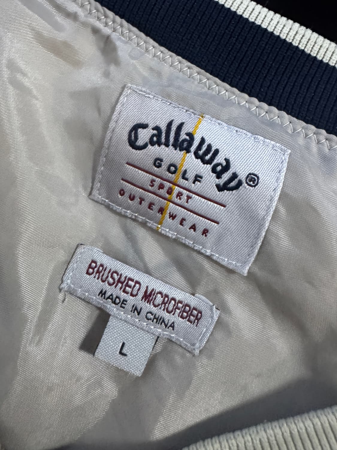 정품 캘러웨이 골프 빅사이즈 바람막이 브이넥 웜업 2XL 상품이미지3