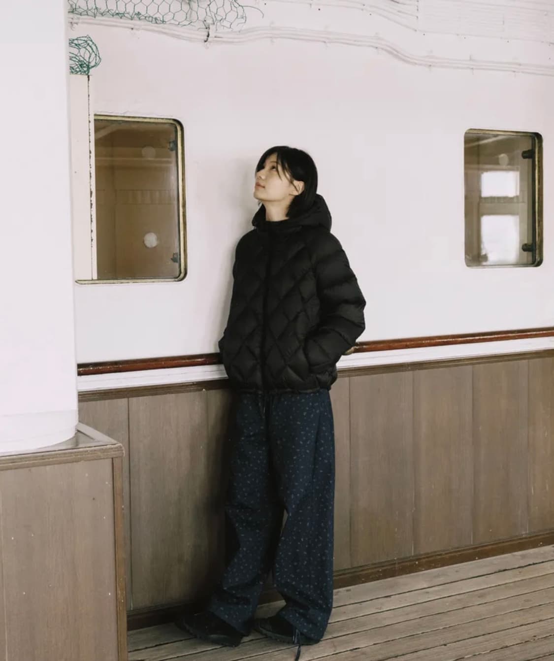 OHESHIO 오헤시오 wide banding pants 상품이미지2