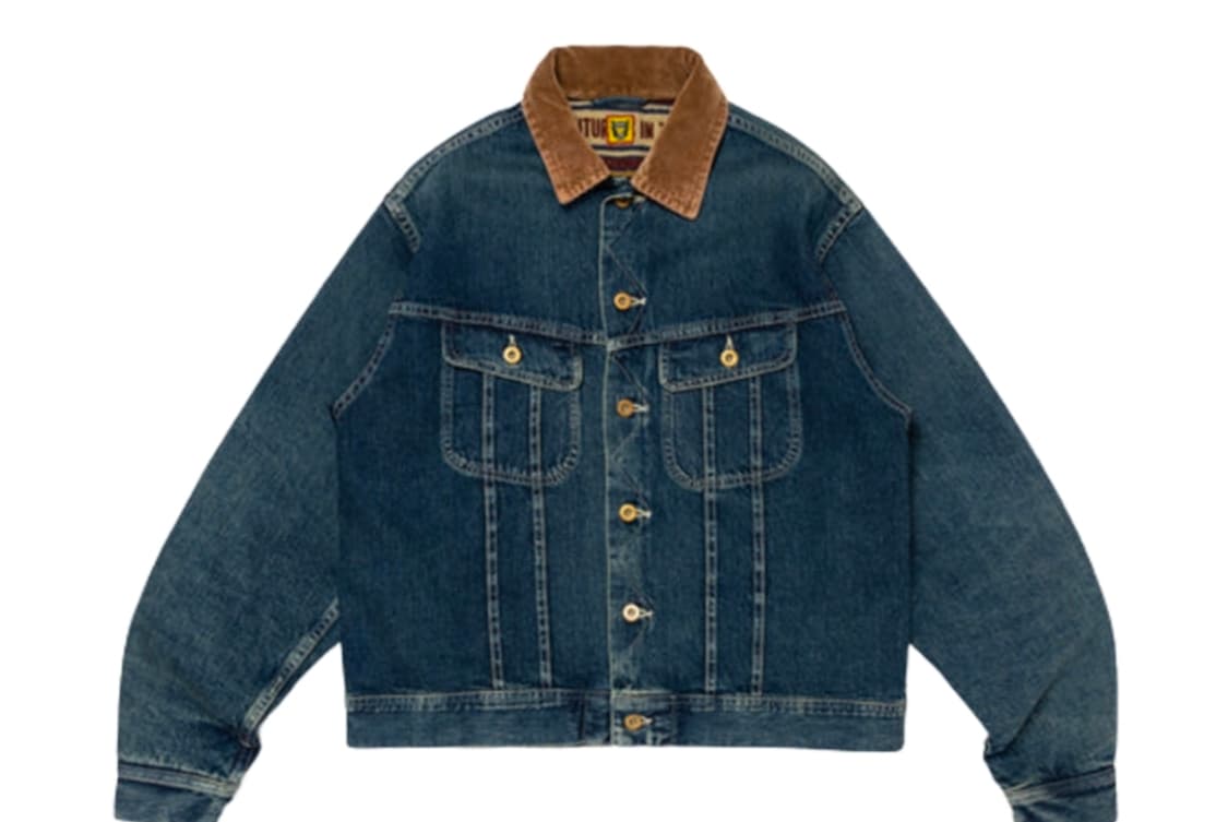 휴먼메이드 블랭킷 데님 워크 자켓 인디고 L사이즈 팔아요! 상품이미지1