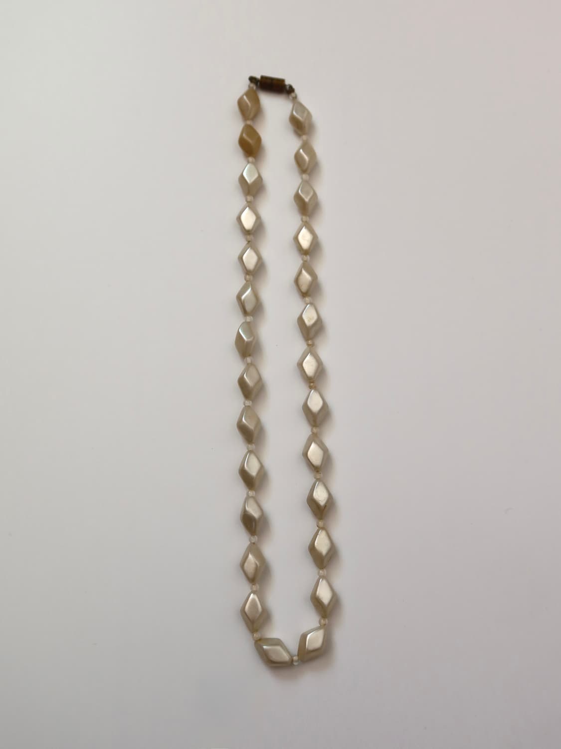 ivory cube bead necklace 상품이미지3
