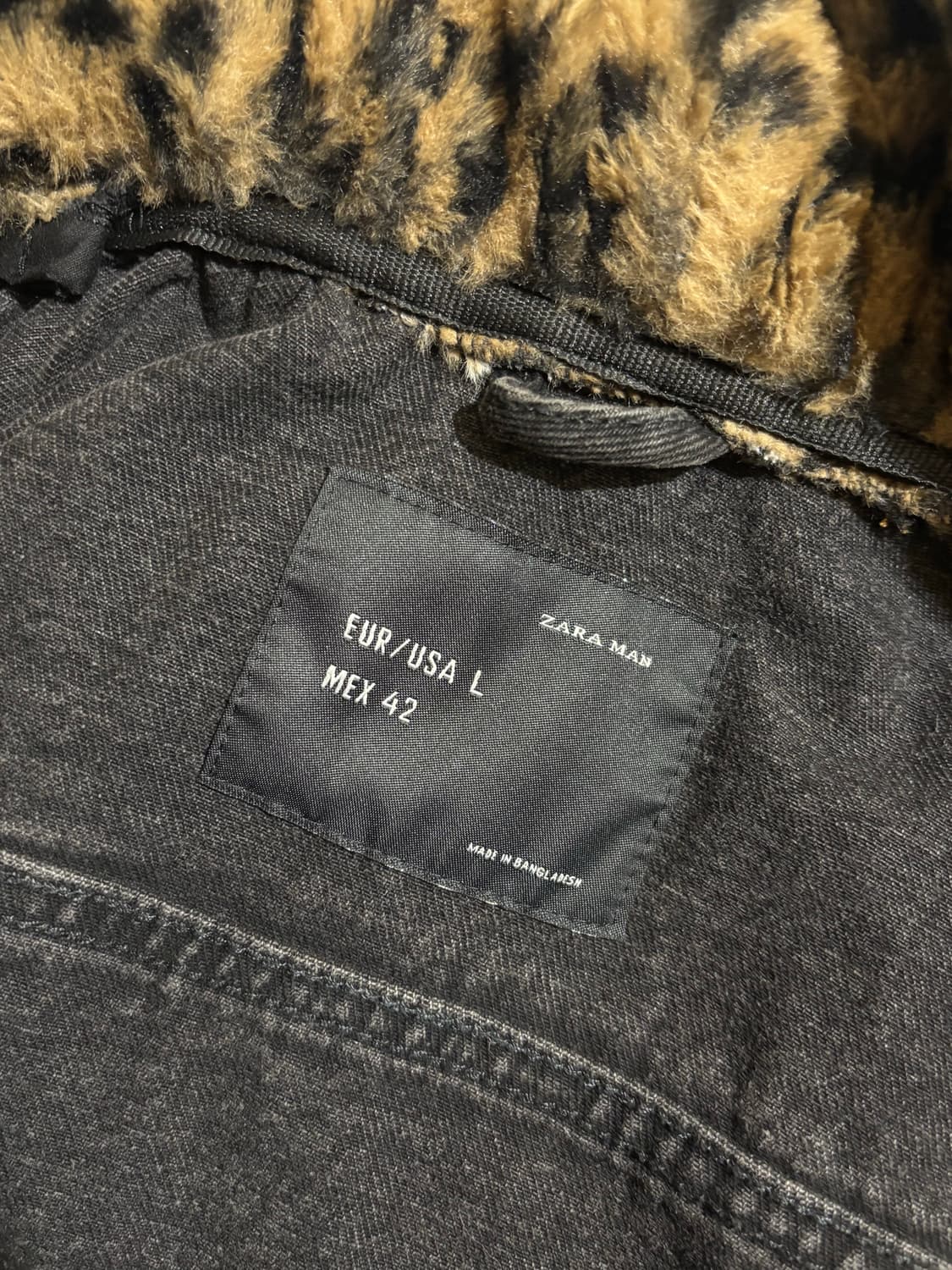 퍼 흑청자켓  상품이미지3