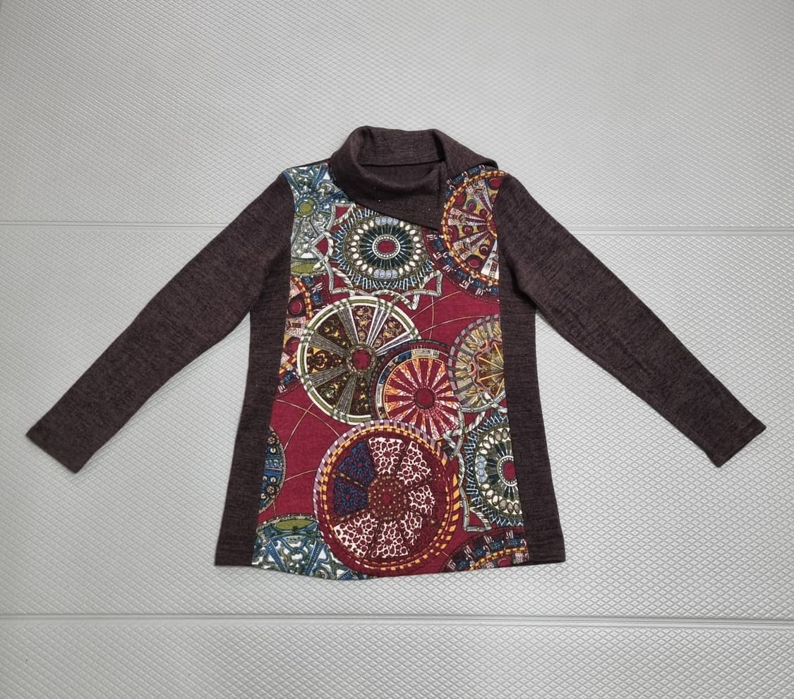 Eclair by hui 기모 니트 티셔츠 상품이미지1