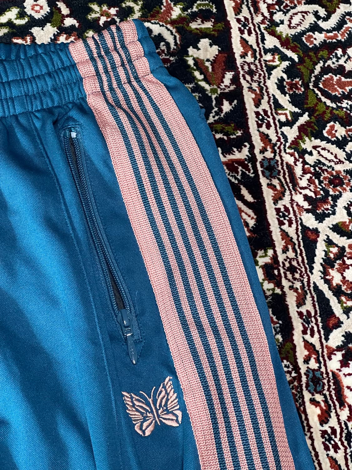 니들스 내로우 트랙 팬츠 폴리 스무스 틸 그린 (s) 상품이미지3