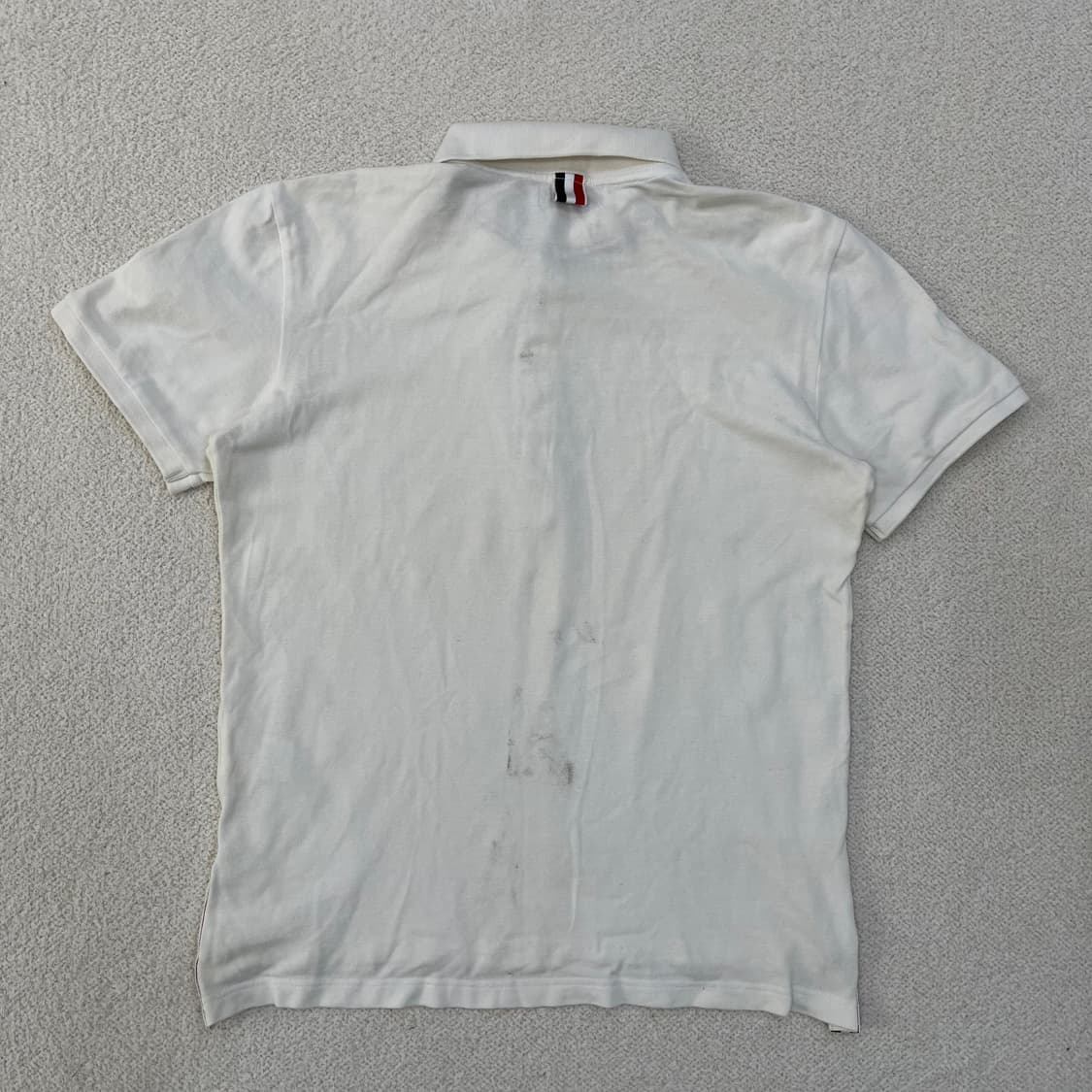 2 고급 빈티지 반팔 카라 티셔츠 0305M 상품이미지3