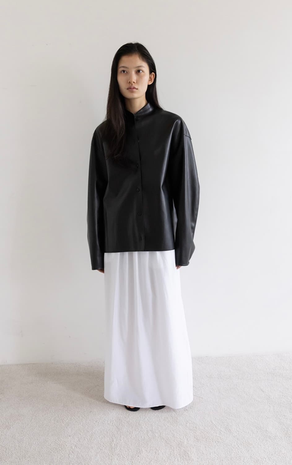 에레 DOYLE LEATHER JACKET [BLACK] 상품이미지4