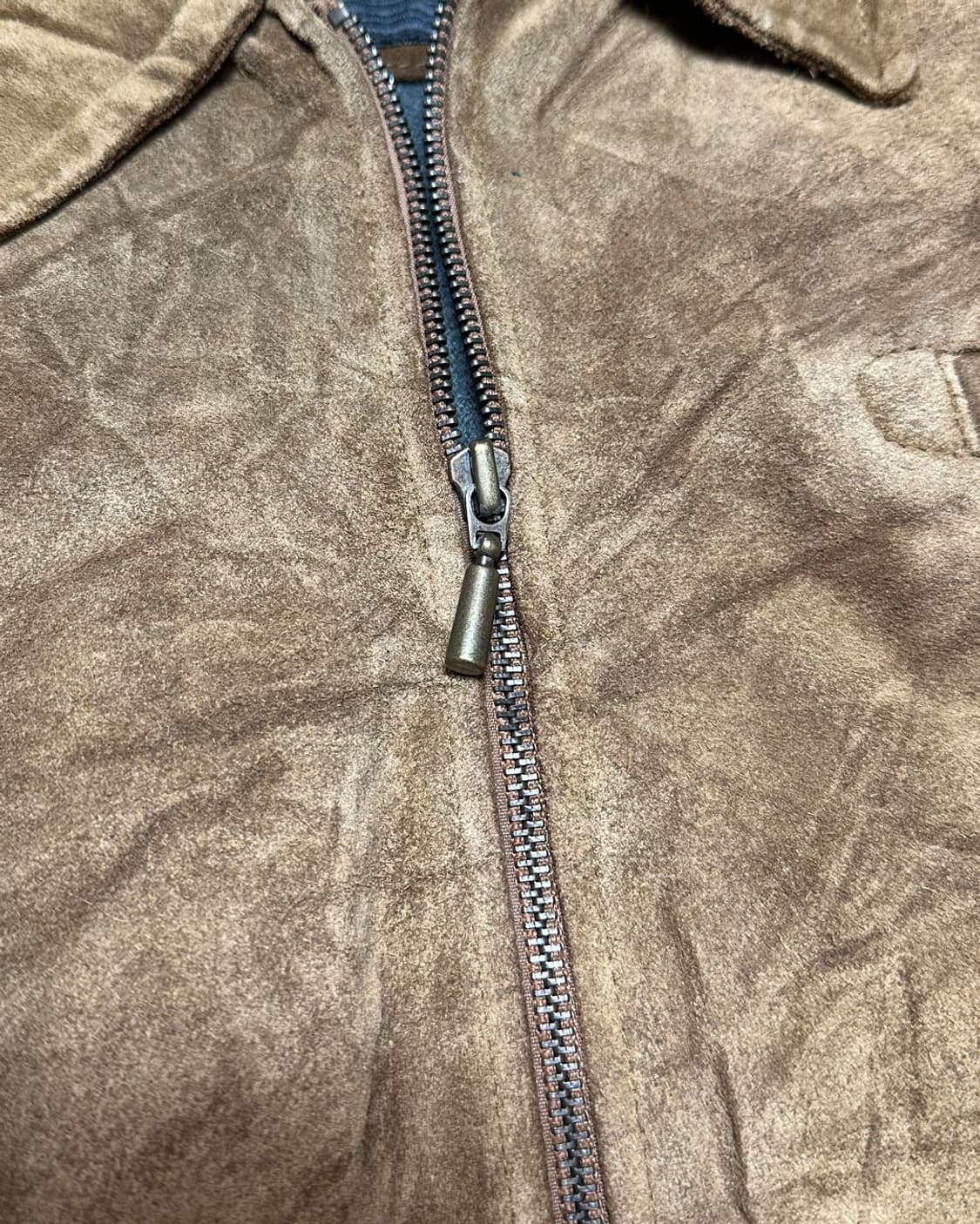 Andrew Fezza 헤비 리얼 레더 스웨이드 자켓 상품이미지6