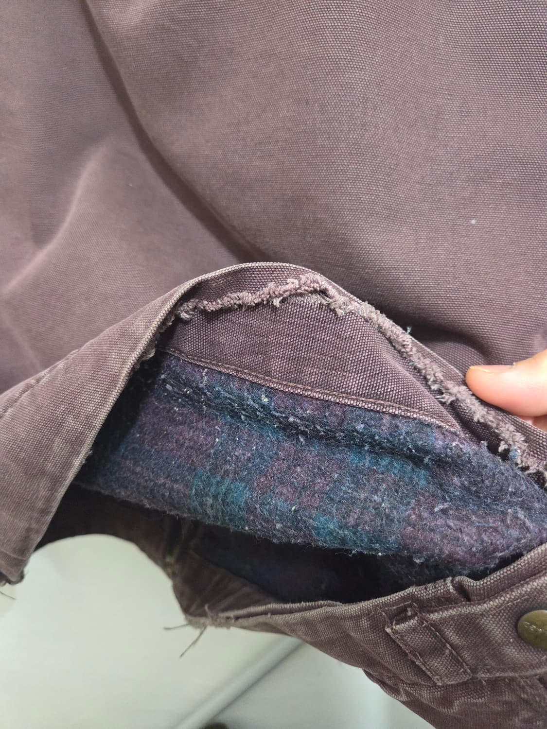 칼하트 디트로이트 버건디brg L사이즈 초희귀 상품이미지4