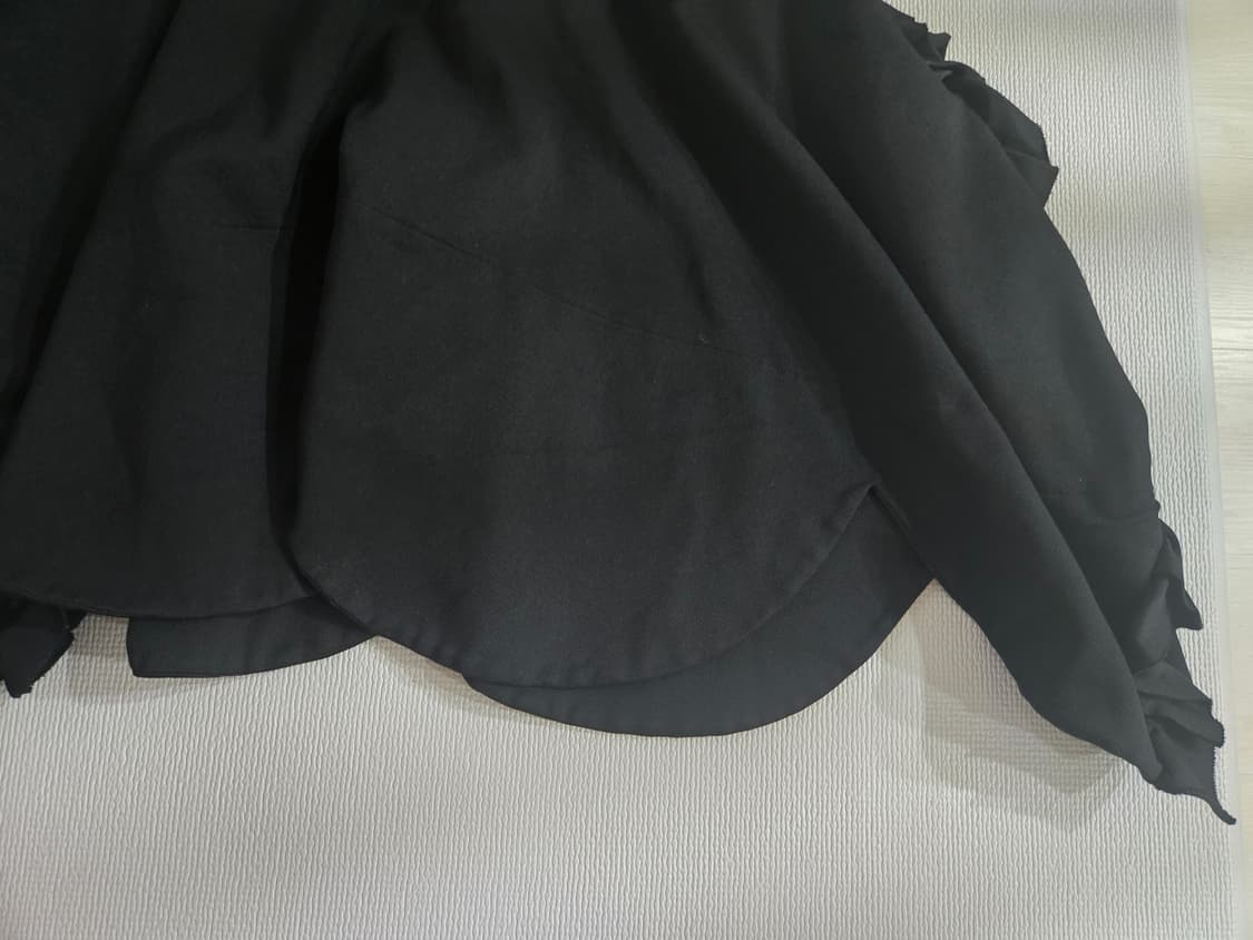 꼼데가르송 사이드 프릴 폴리 스커트 상품이미지3