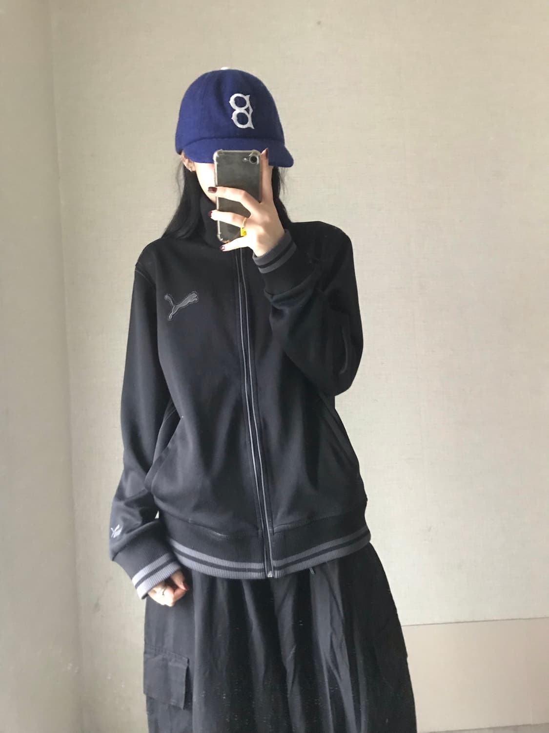 퓨마 블랙 하이넥 져지 상품이미지3